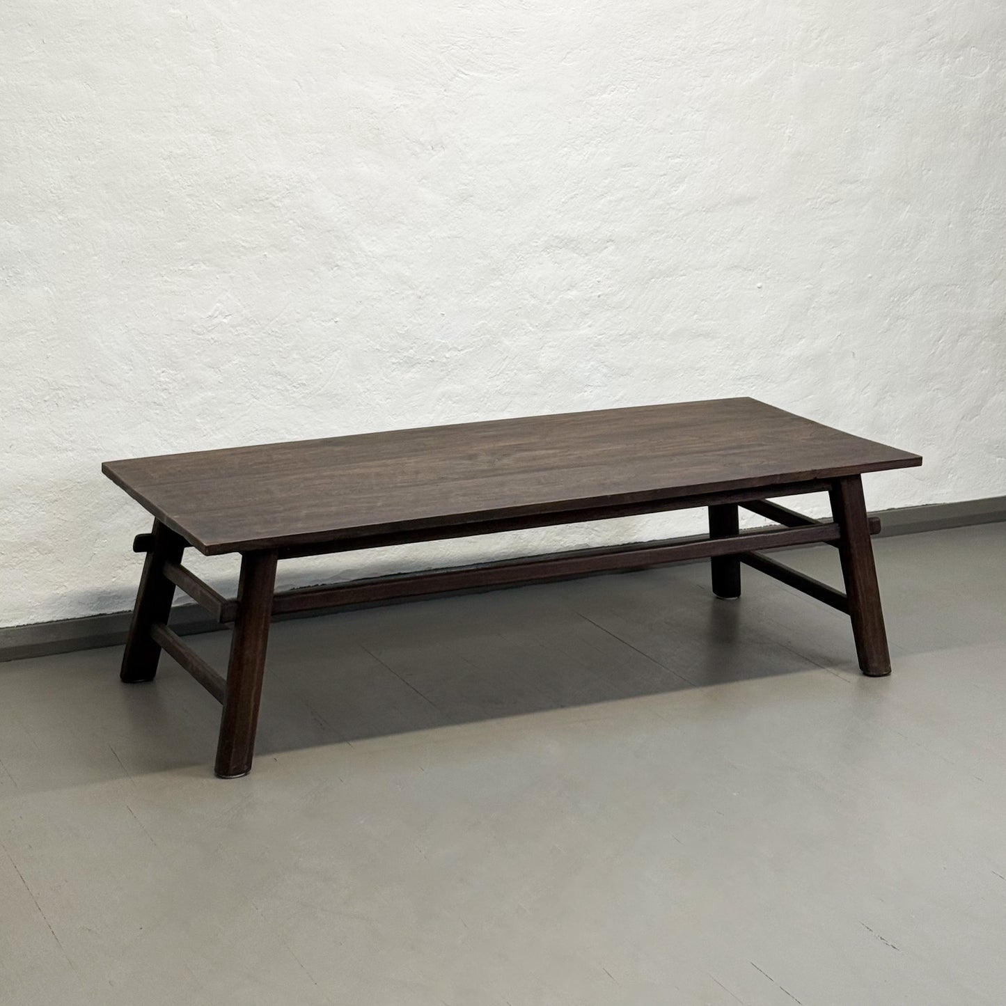 Braced Teak Coffee Table