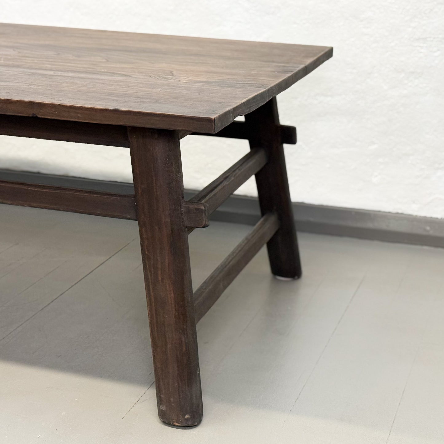 Braced Teak Coffee Table
