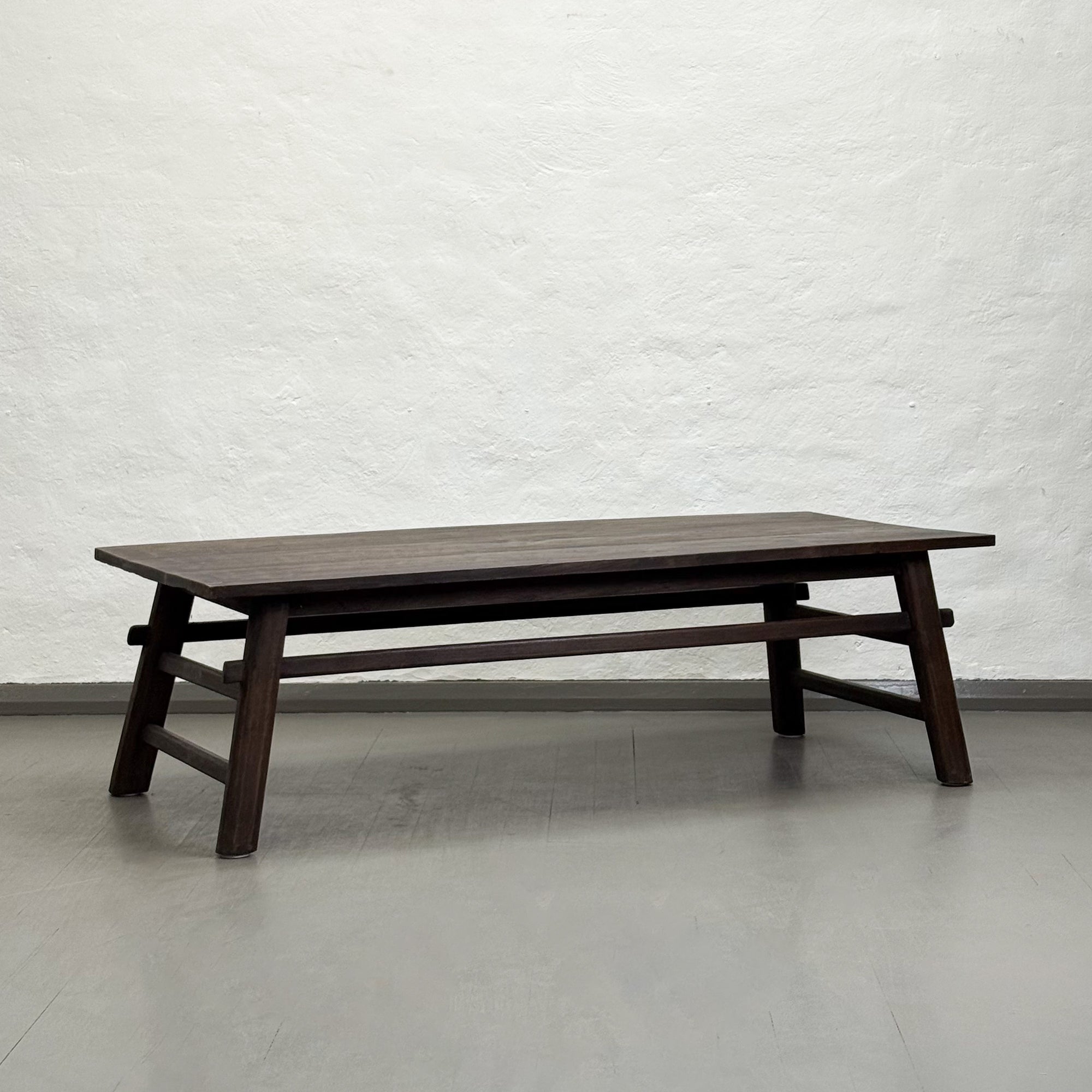 Braced Teak Coffee Table