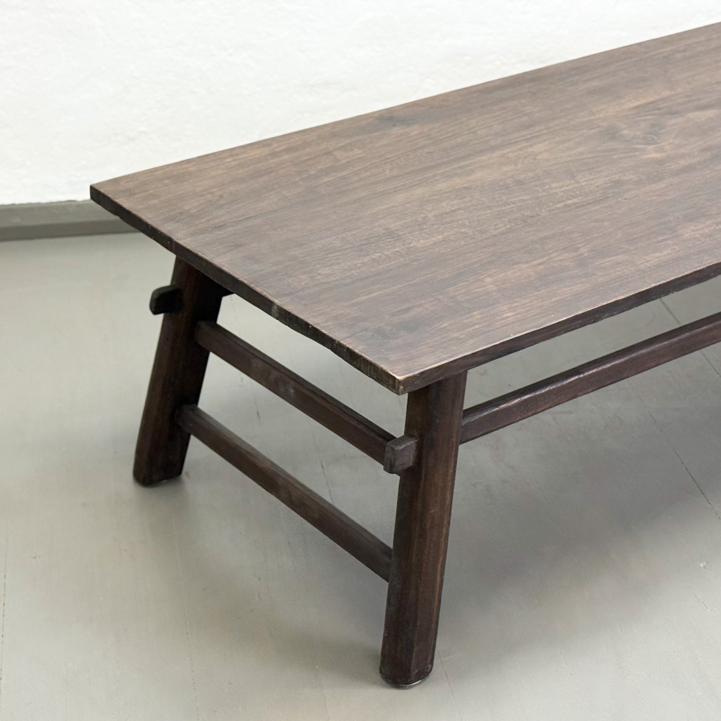 Braced Teak Coffee Table