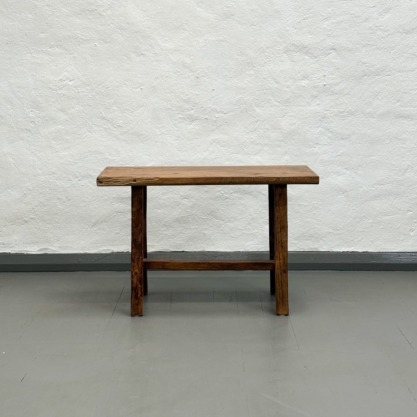 Small Teak Dingklik Bench