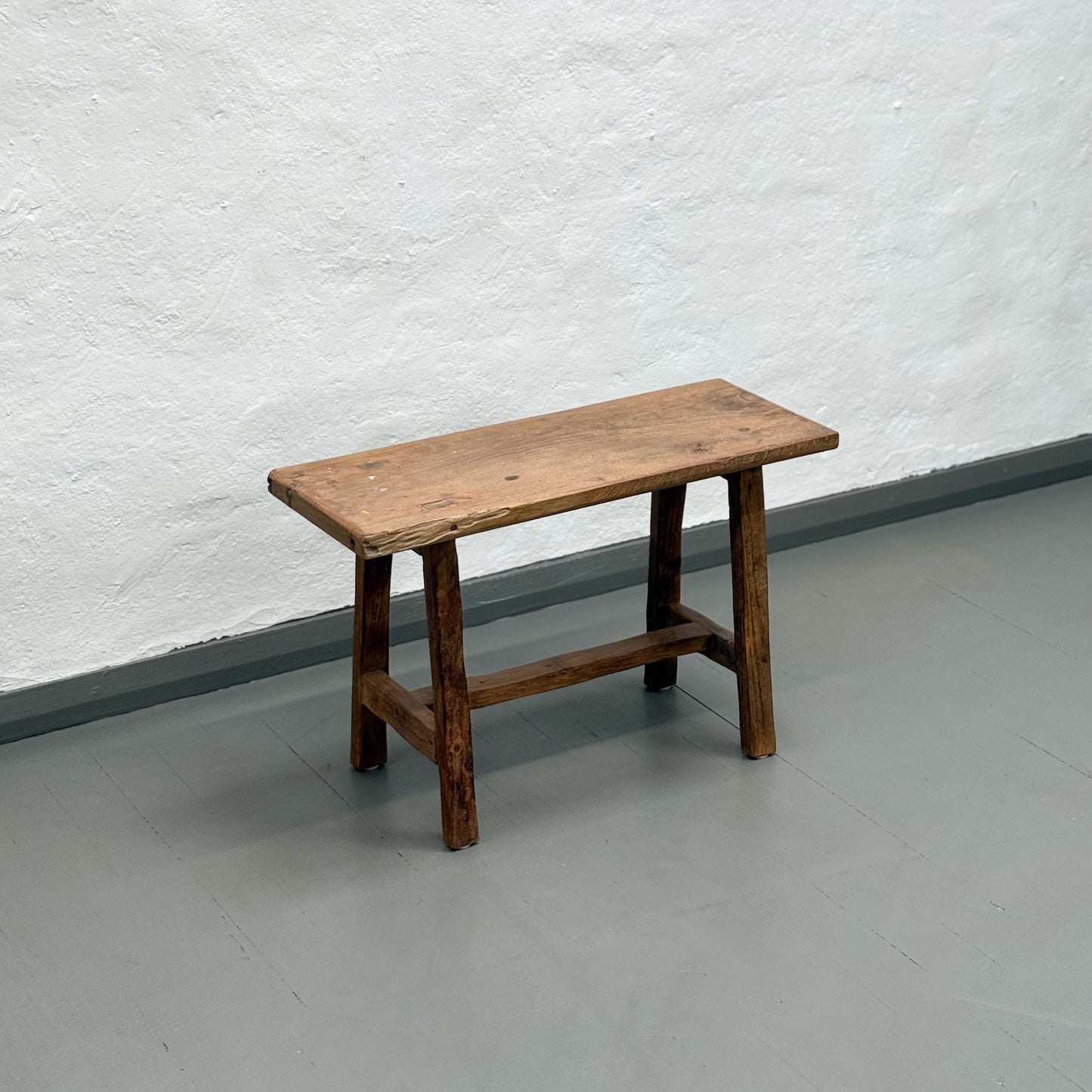 Small Teak Dingklik Bench