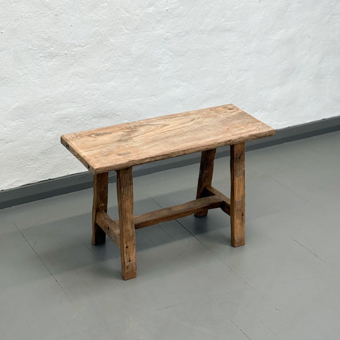 Small Teak Dingklik Bench