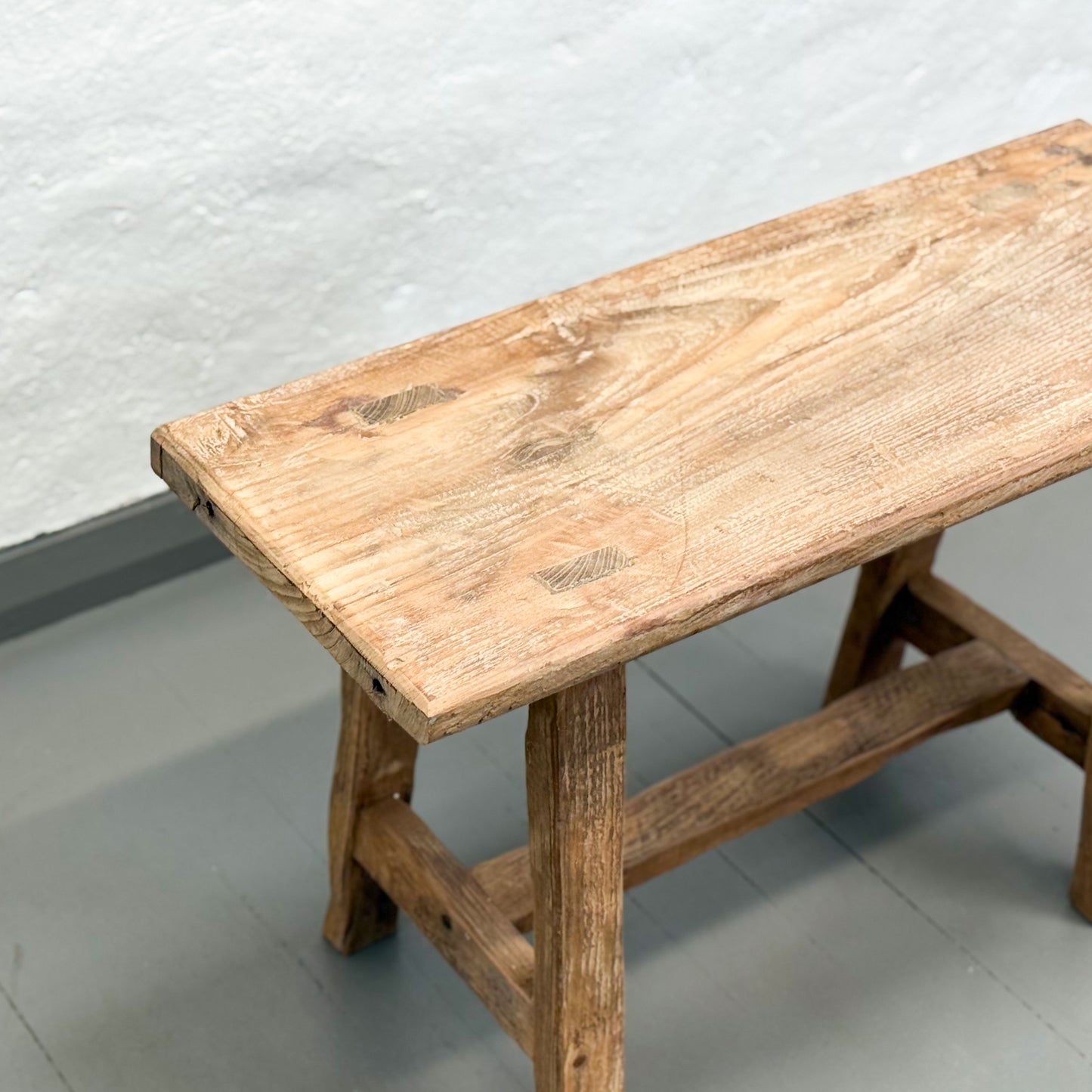 Small Teak Dingklik Bench