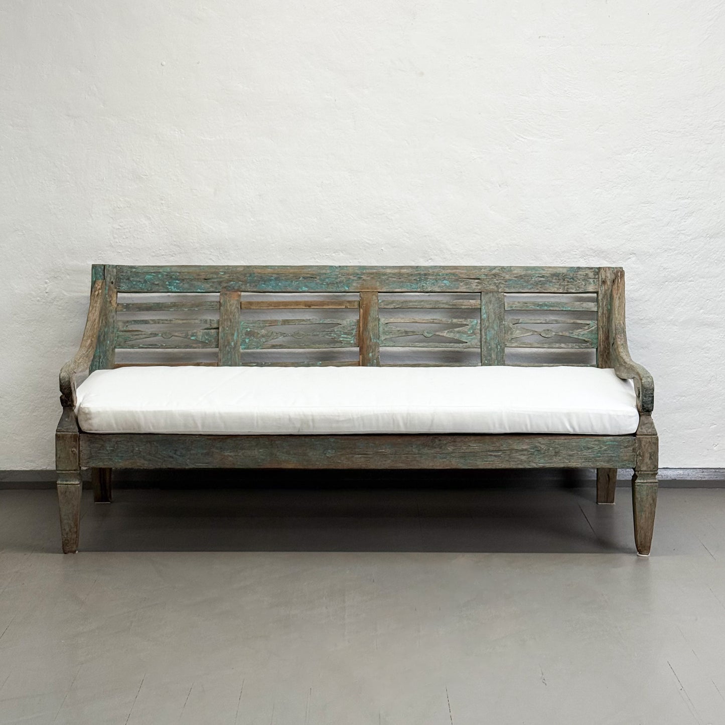 Painted & Carved Vintage Daybed