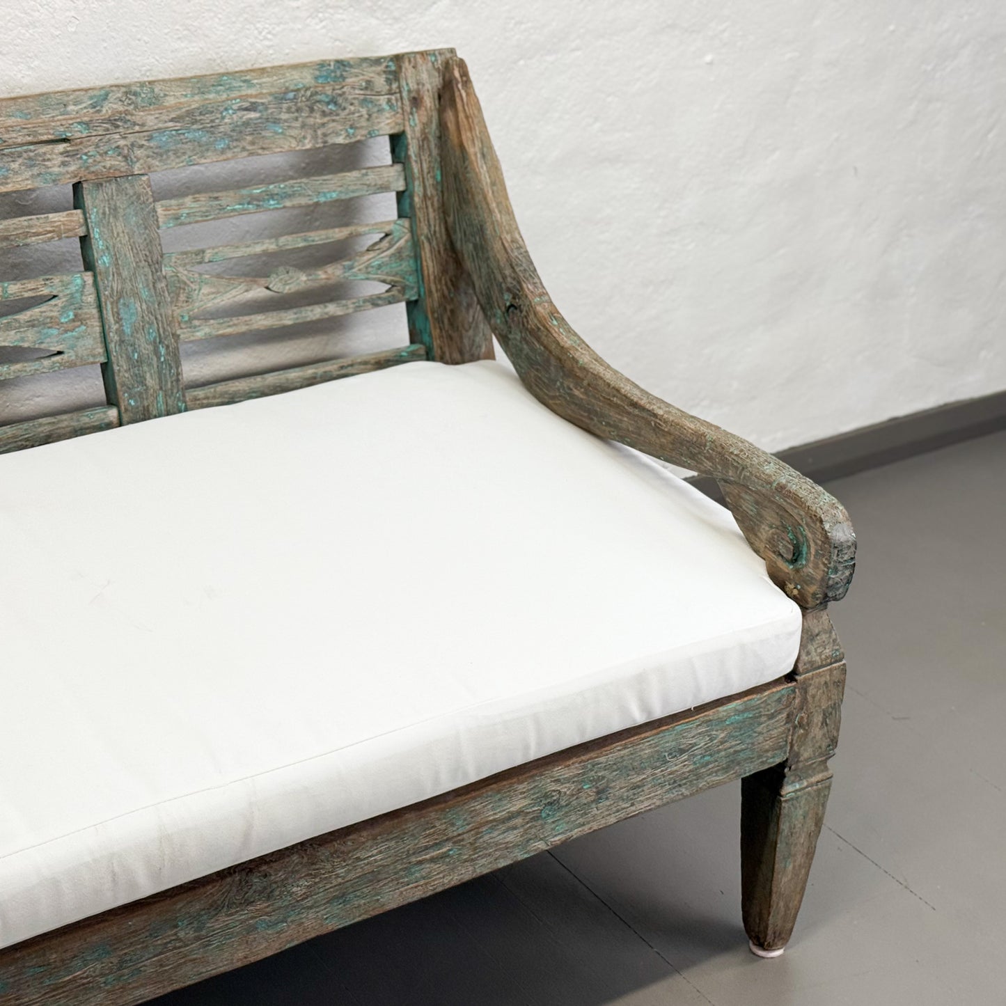 Painted & Carved Vintage Daybed