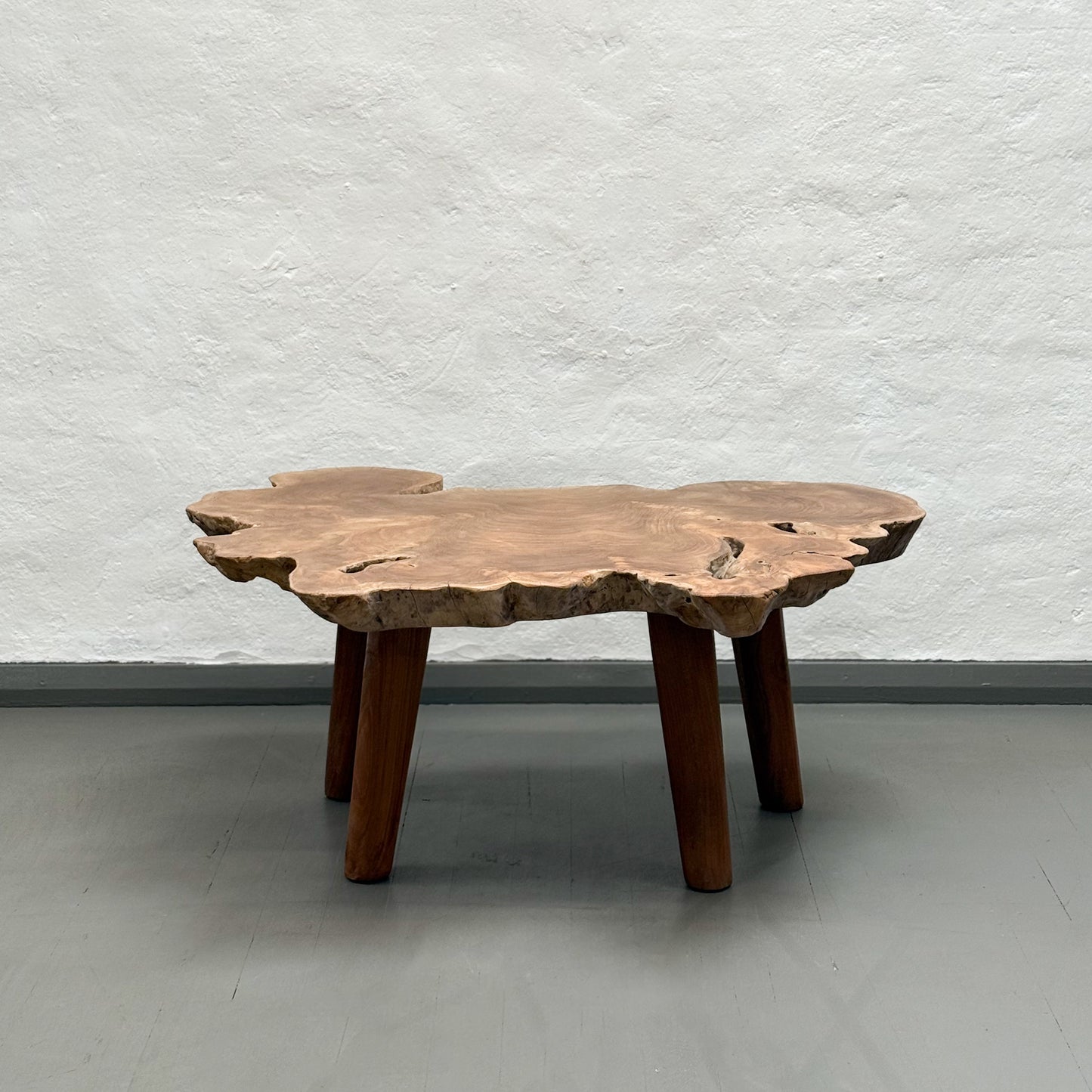 Natural Teak Slice Coffee Table