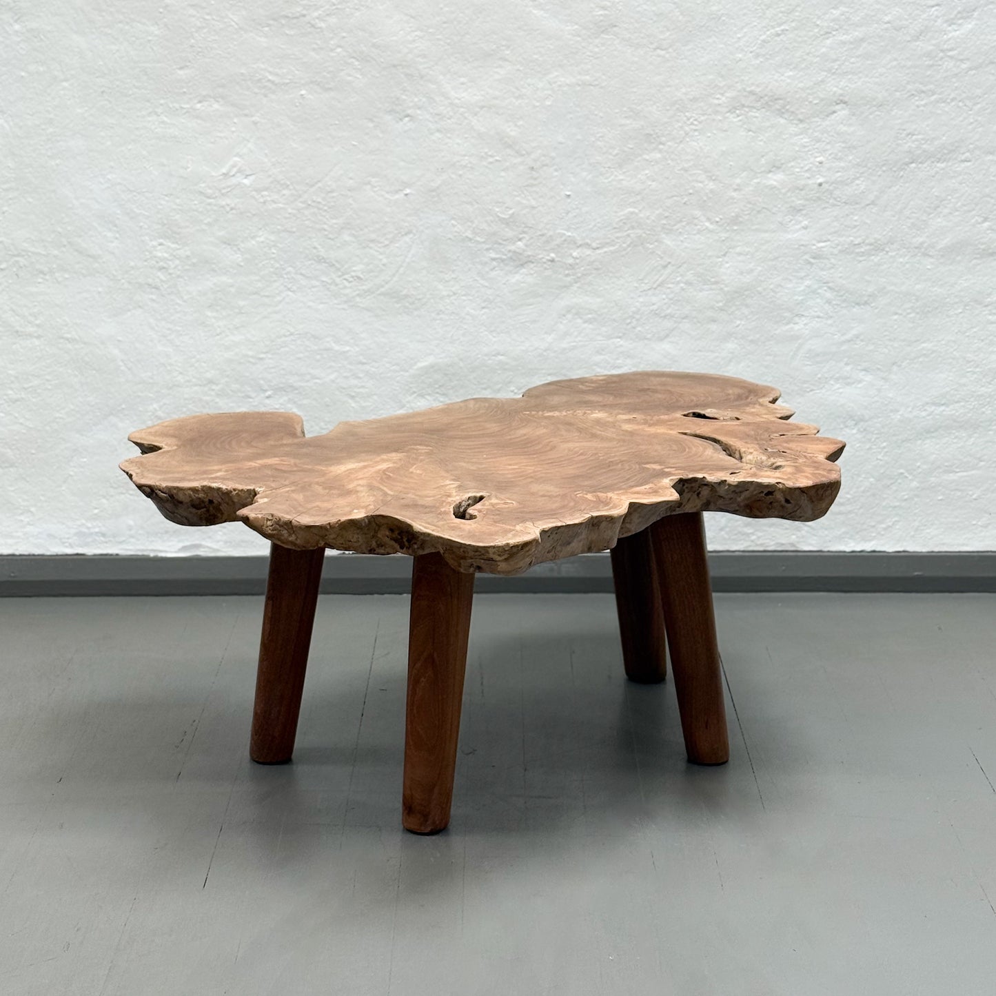 Natural Teak Slice Coffee Table