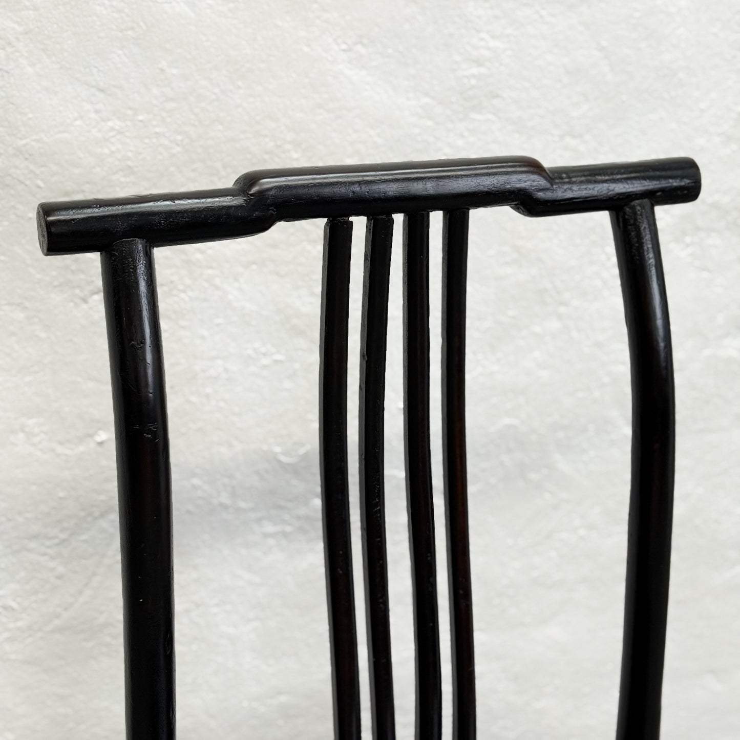 Southern Style Armless Lacquered Chair