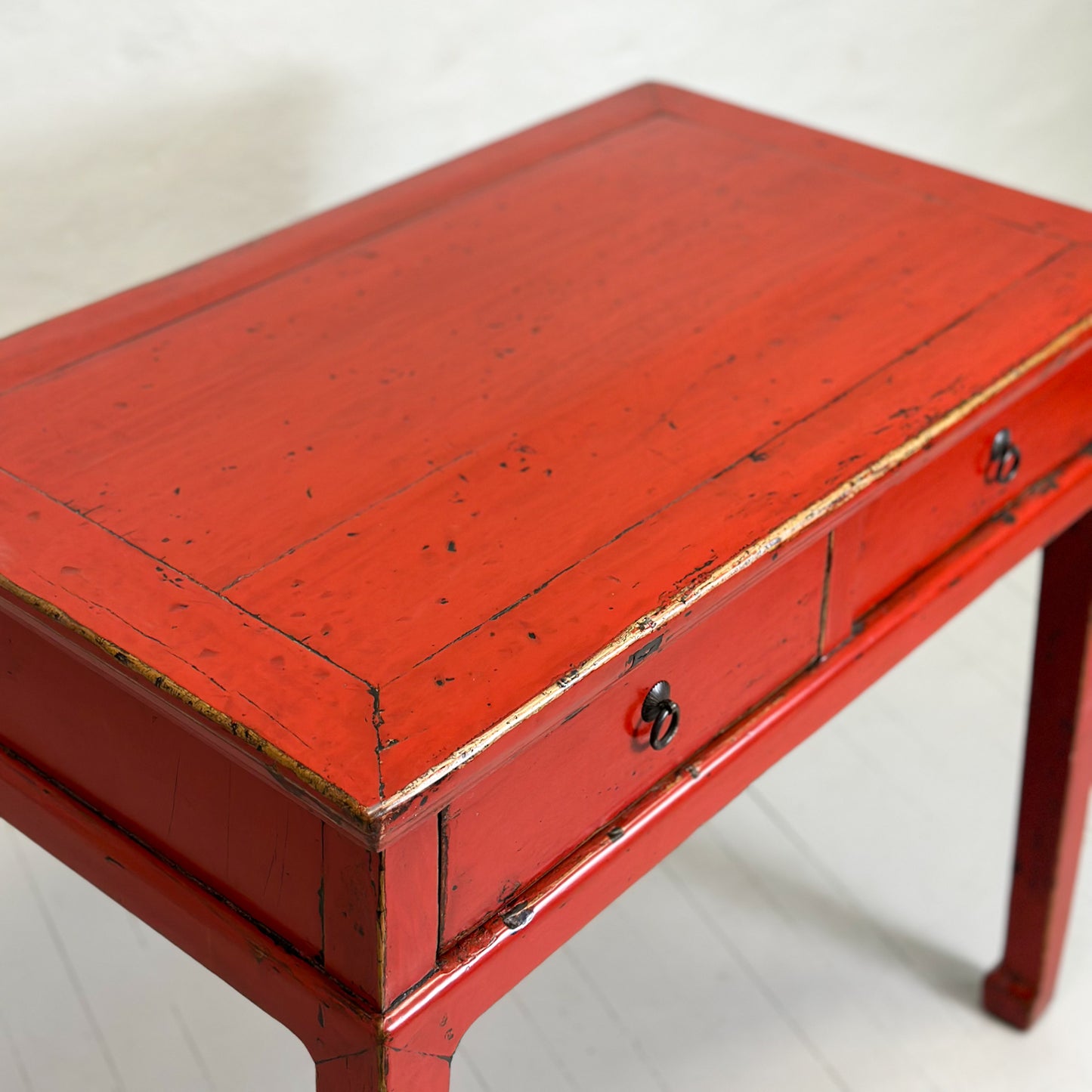 2 Drawer Lacquered Table