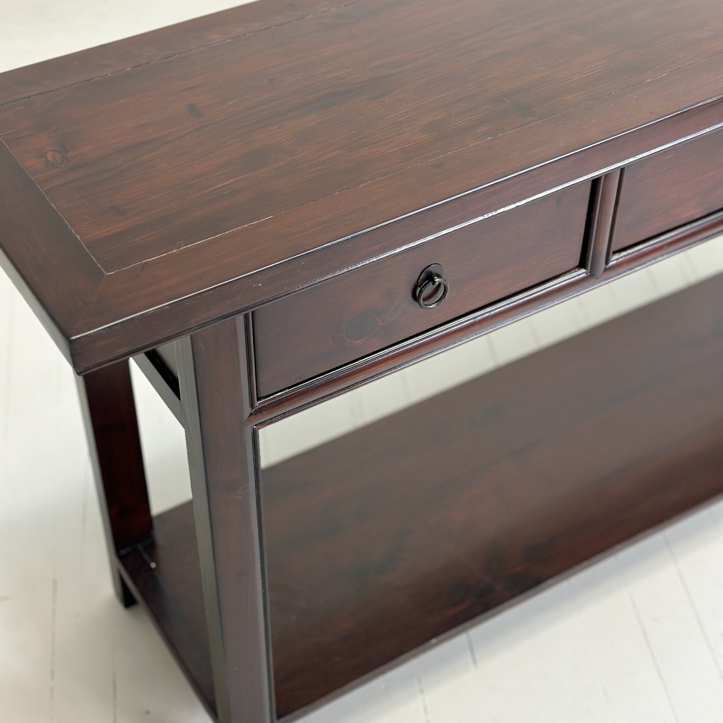3 Drawer Console with Shelf