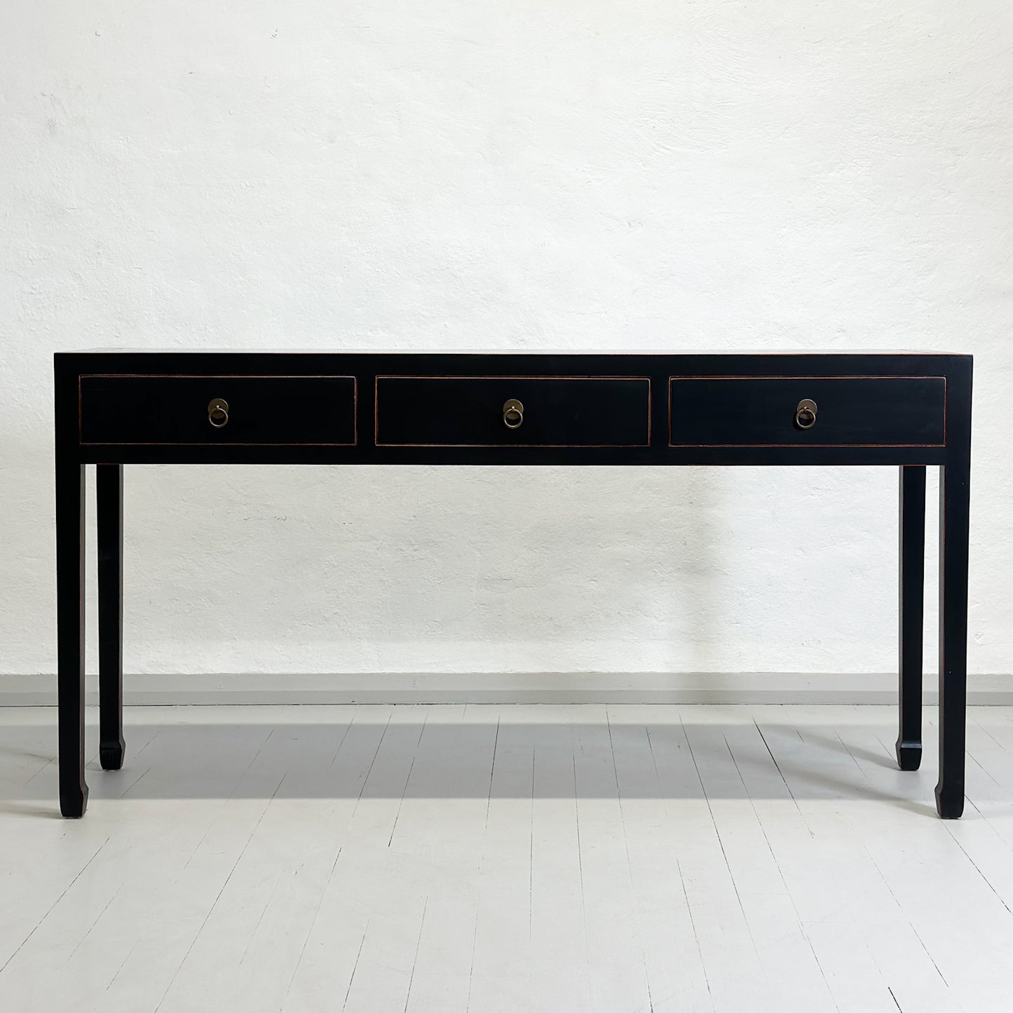 Simple 3 Drawer Console Table