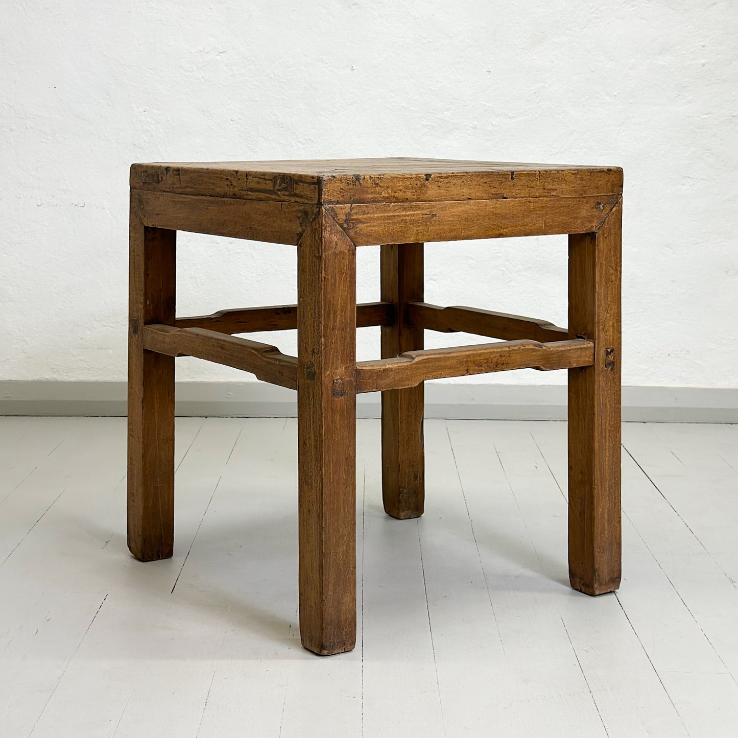 Antique Elm Side Table