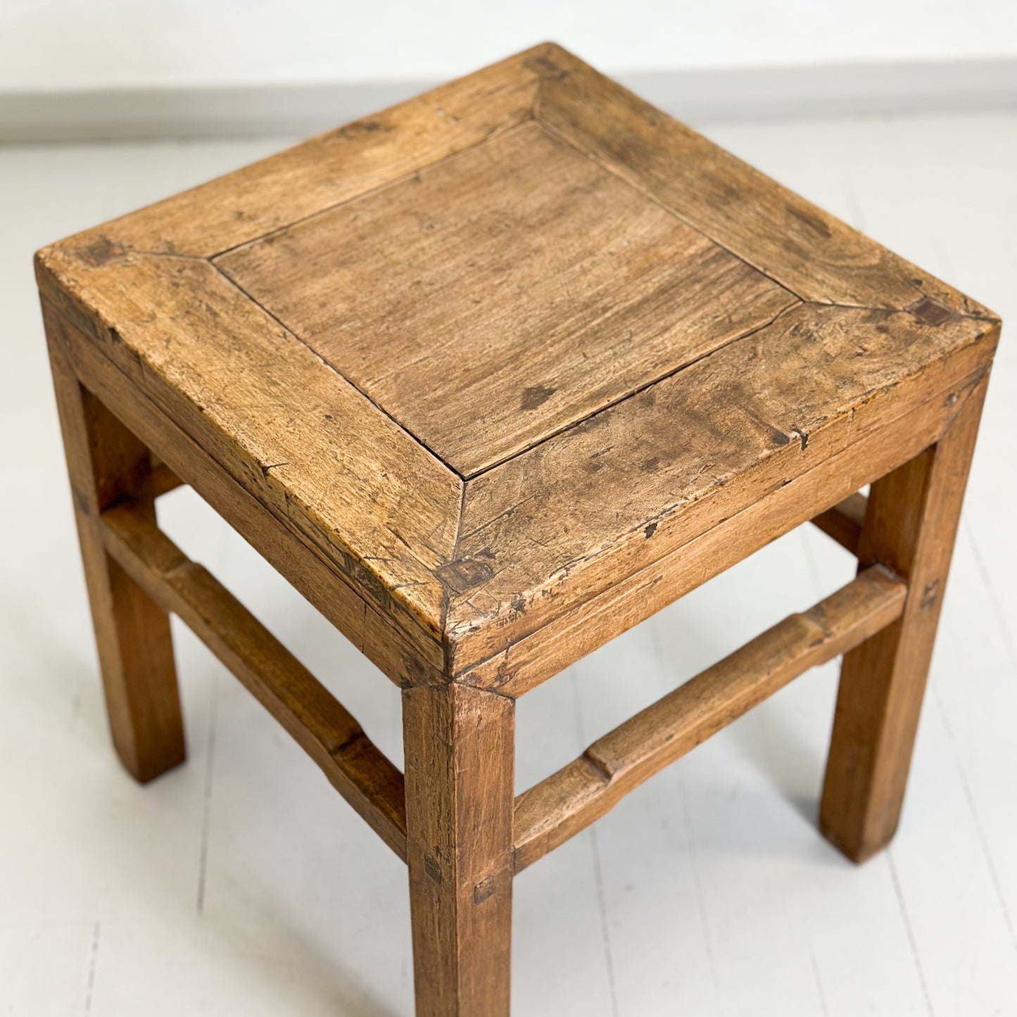 Antique Elm Side Table