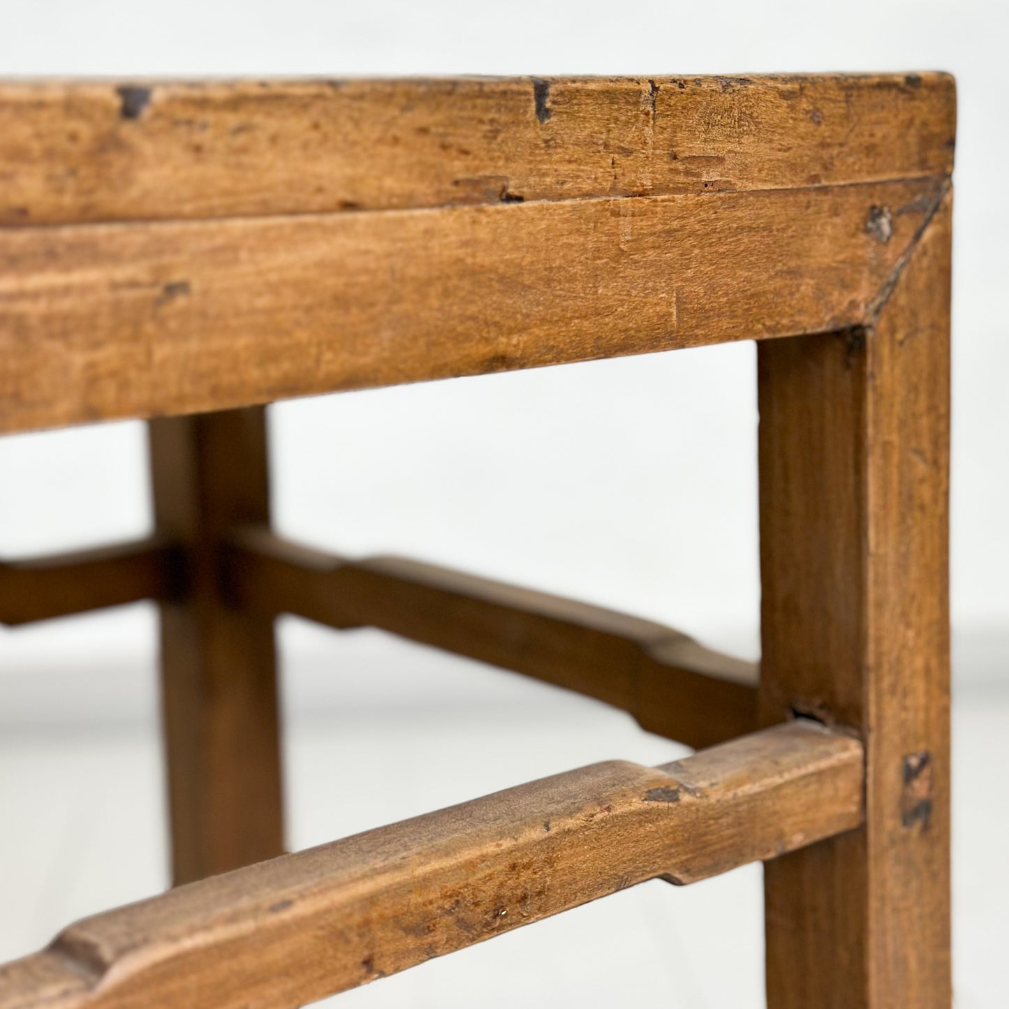 Antique Elm Side Table