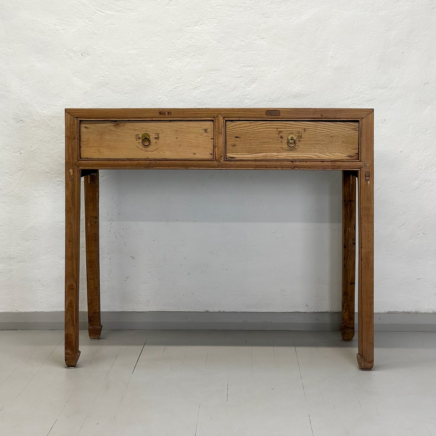 2 Drawer Raw Console Table