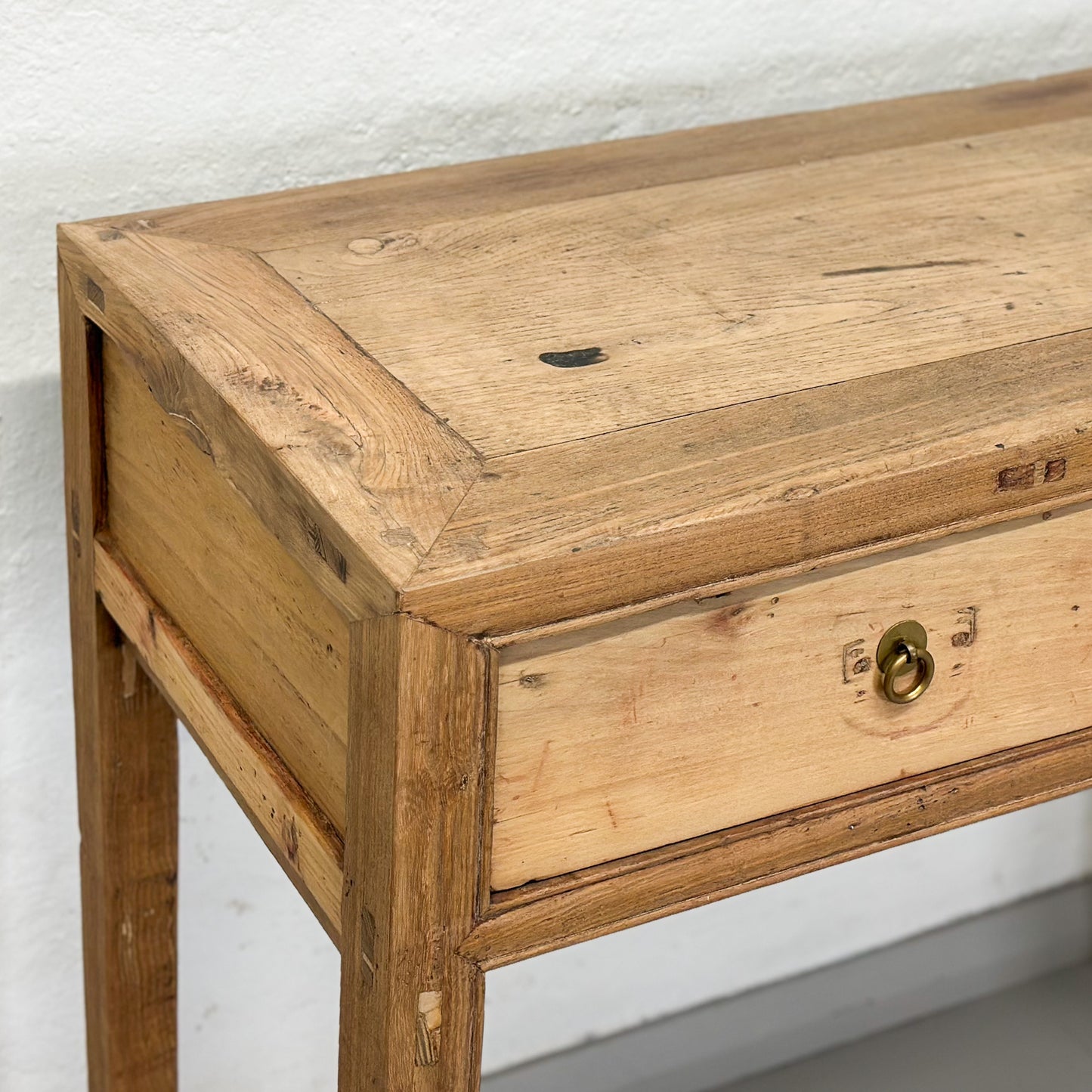 2 Drawer Raw Console Table
