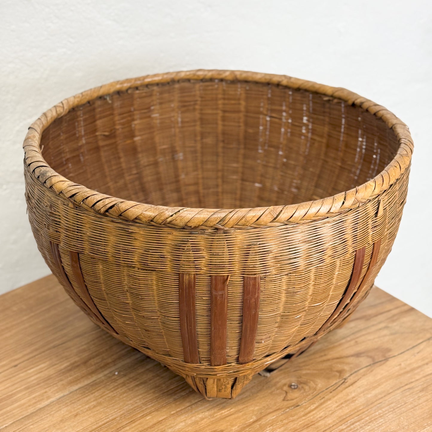Vintage Bamboo Basket