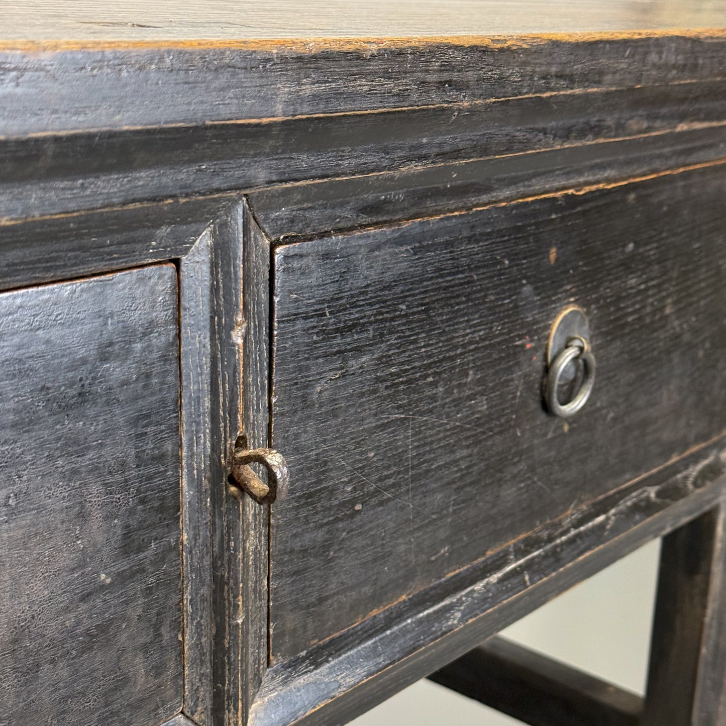 Vintage 3 Drawer Console Table