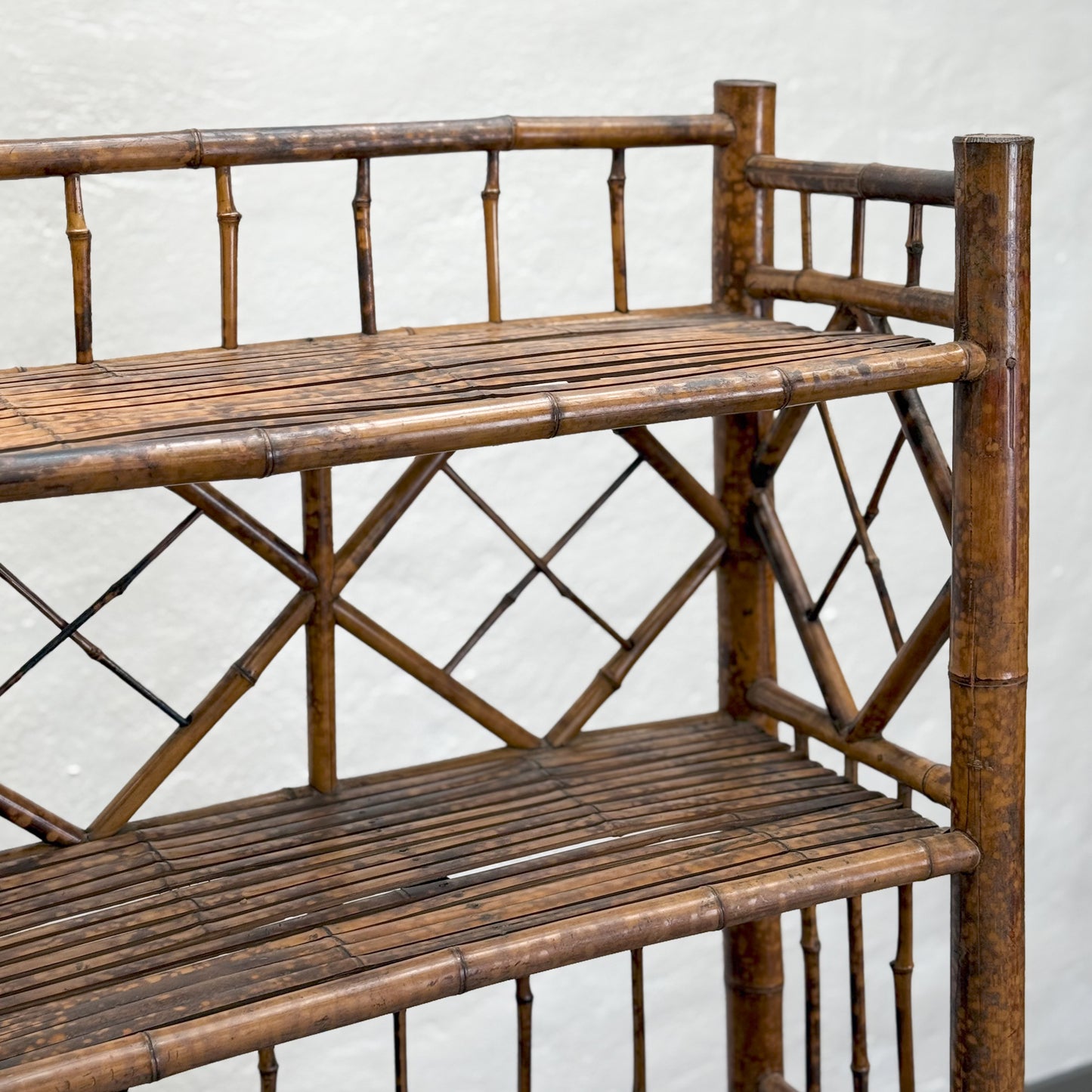Vintage Bamboo Shelves