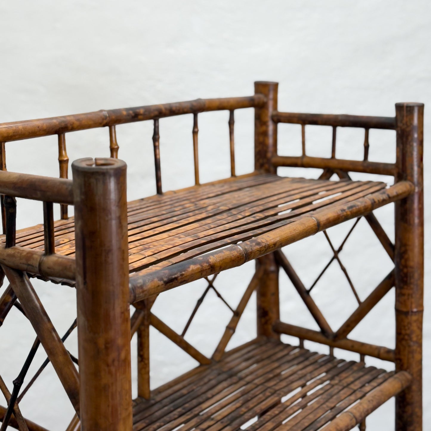 Vintage Bamboo Shelves