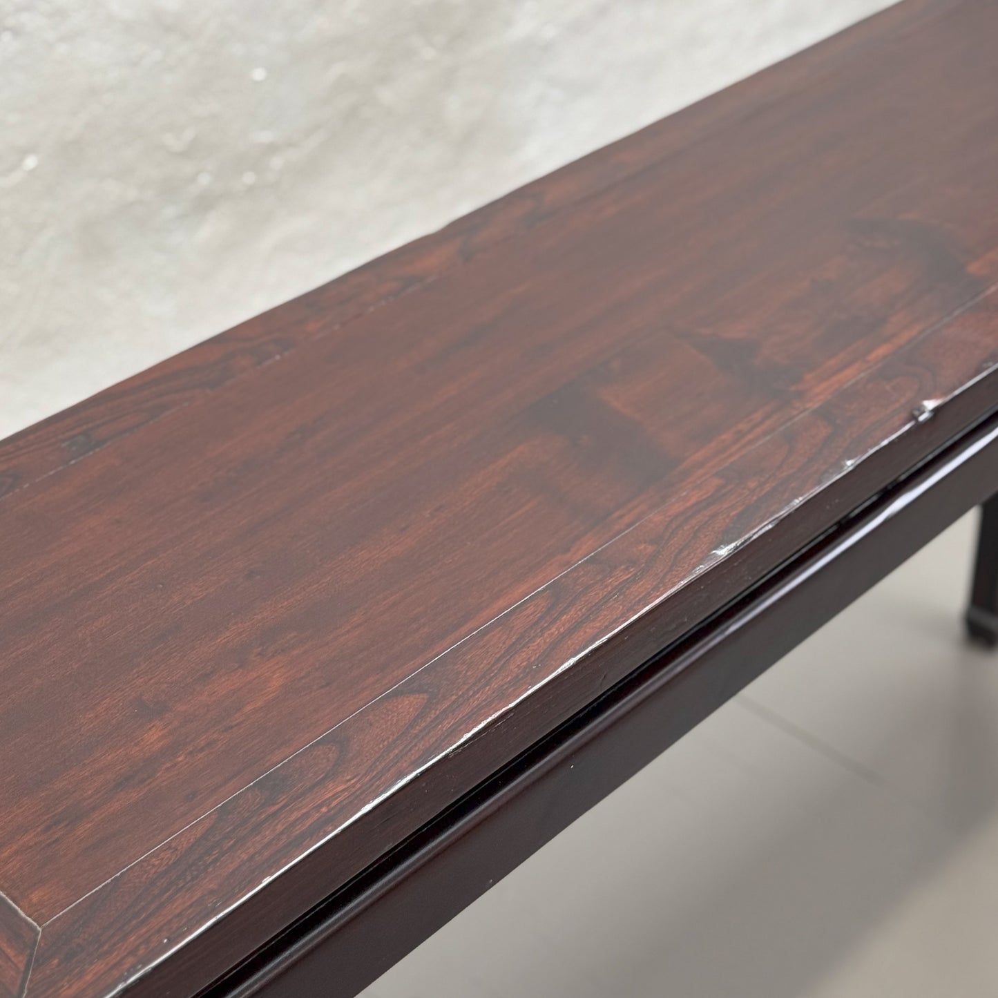 Vintage Waisted Elm Console