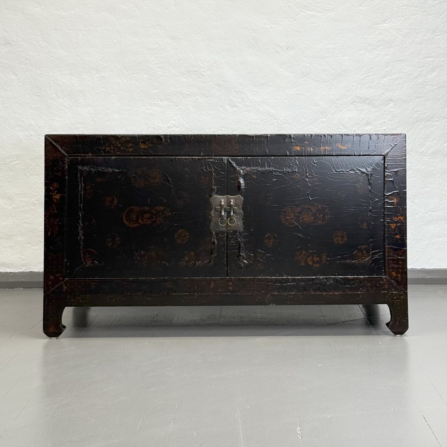 2 Door Antique Painted Cabinet