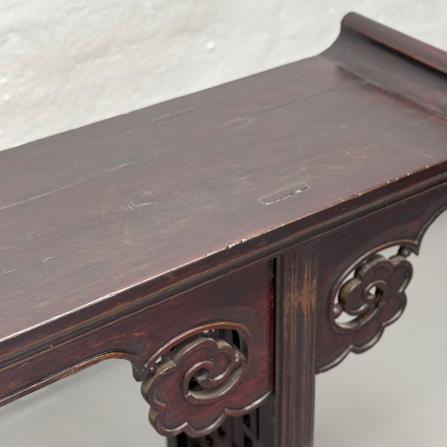 Antique Altar Table with Screen Legs