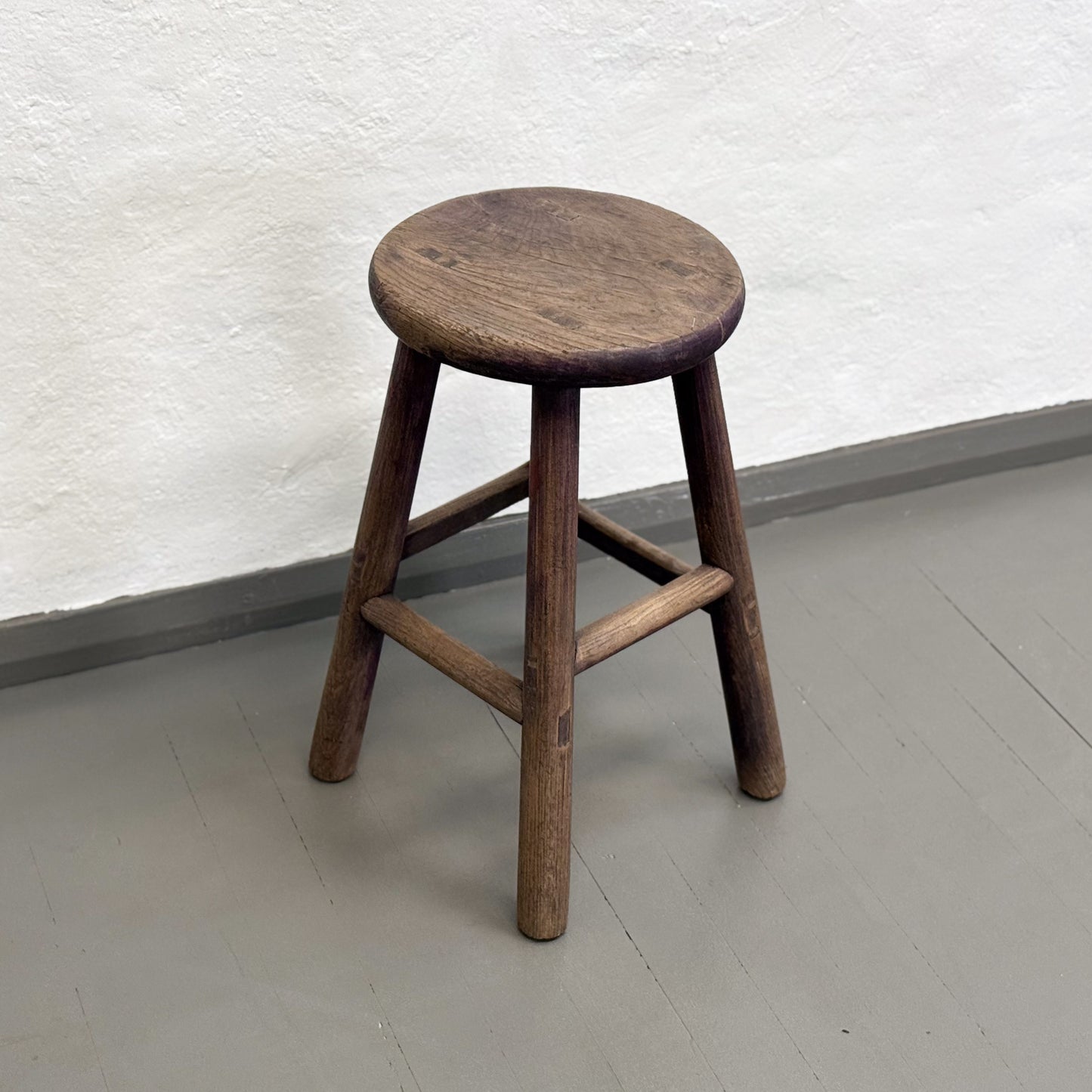 Vintage Round Workers Stool