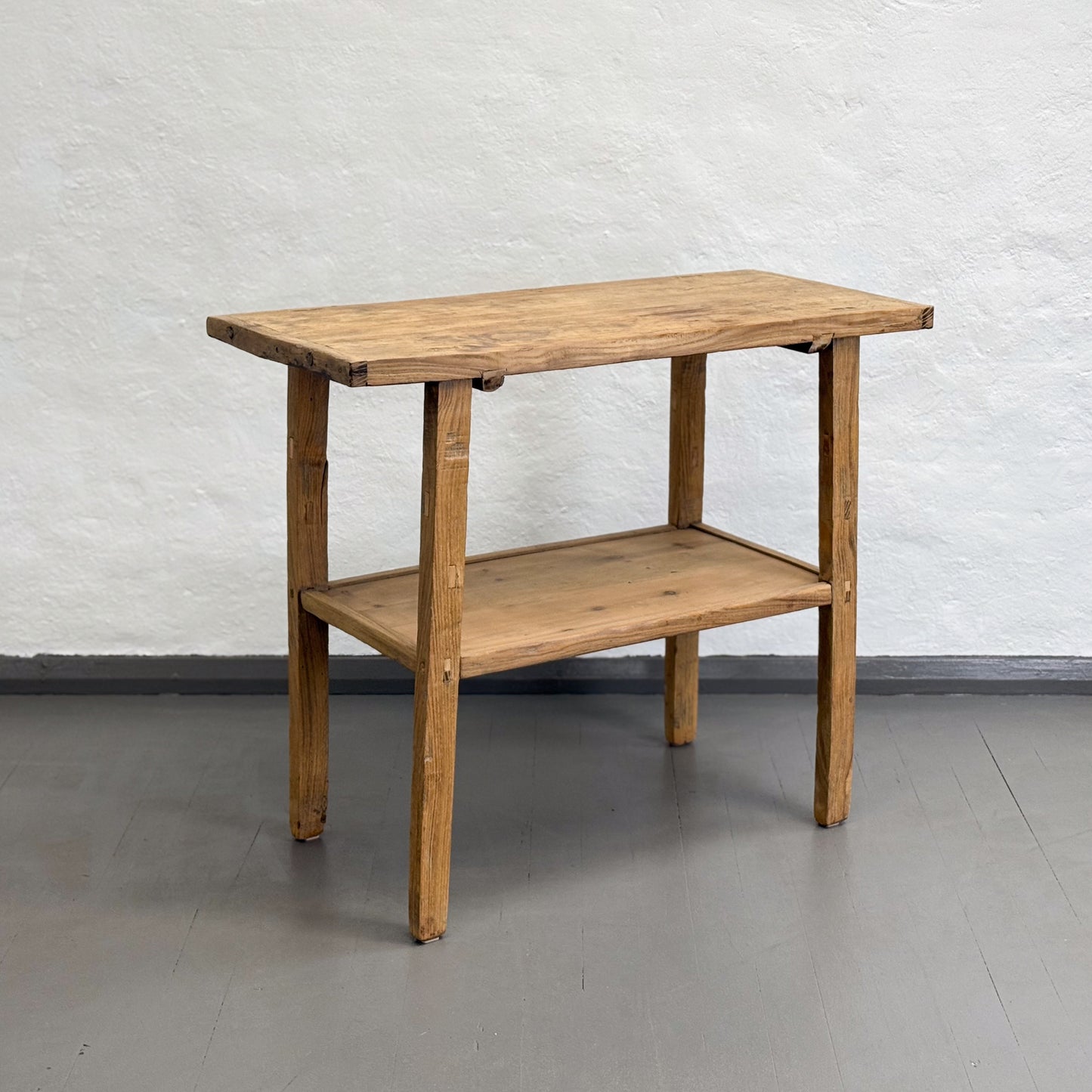 Rustic Console with Shelf