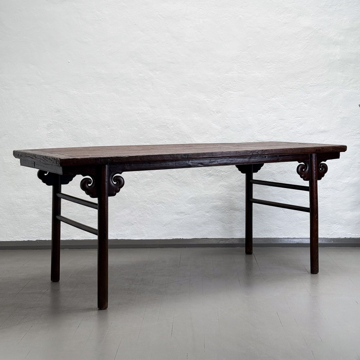 Antique Elm Scholars Table