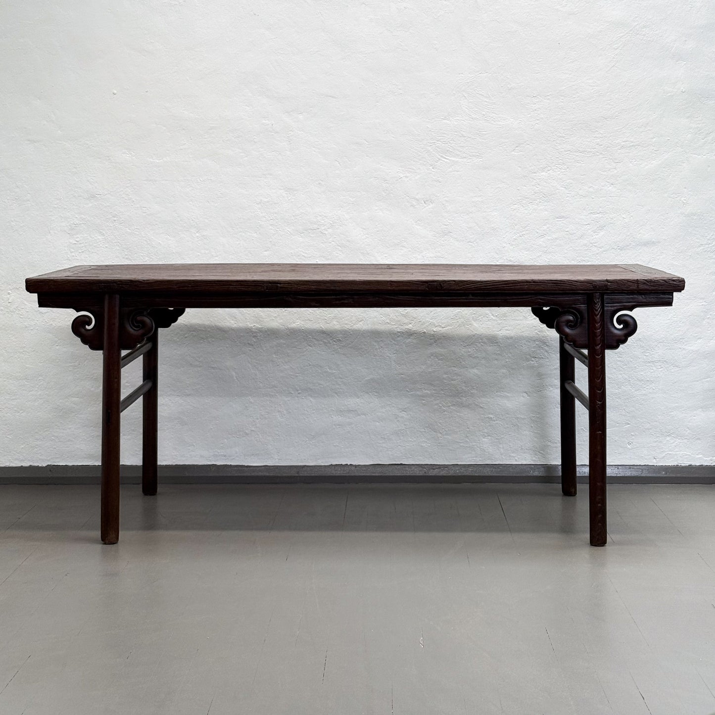 Antique Elm Scholars Table