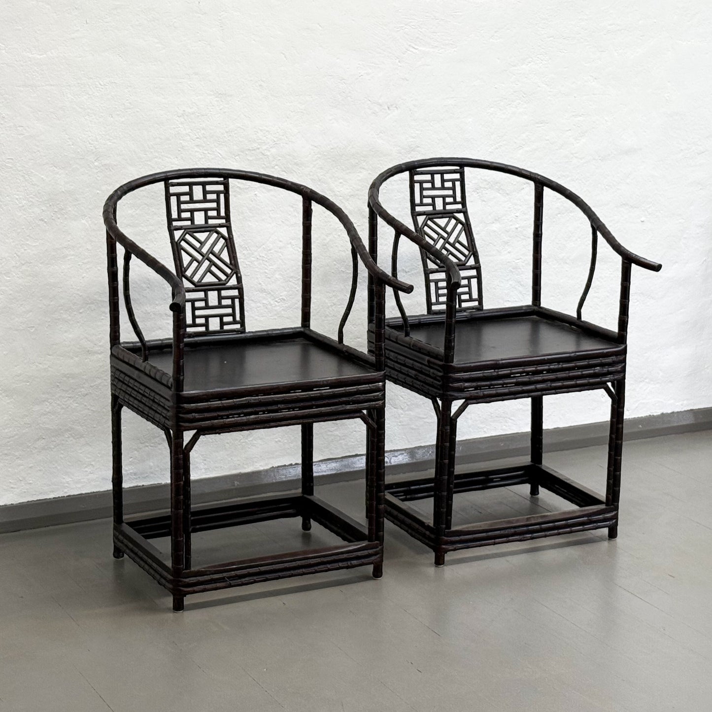 Vintage Shanxi Bamboo Chair