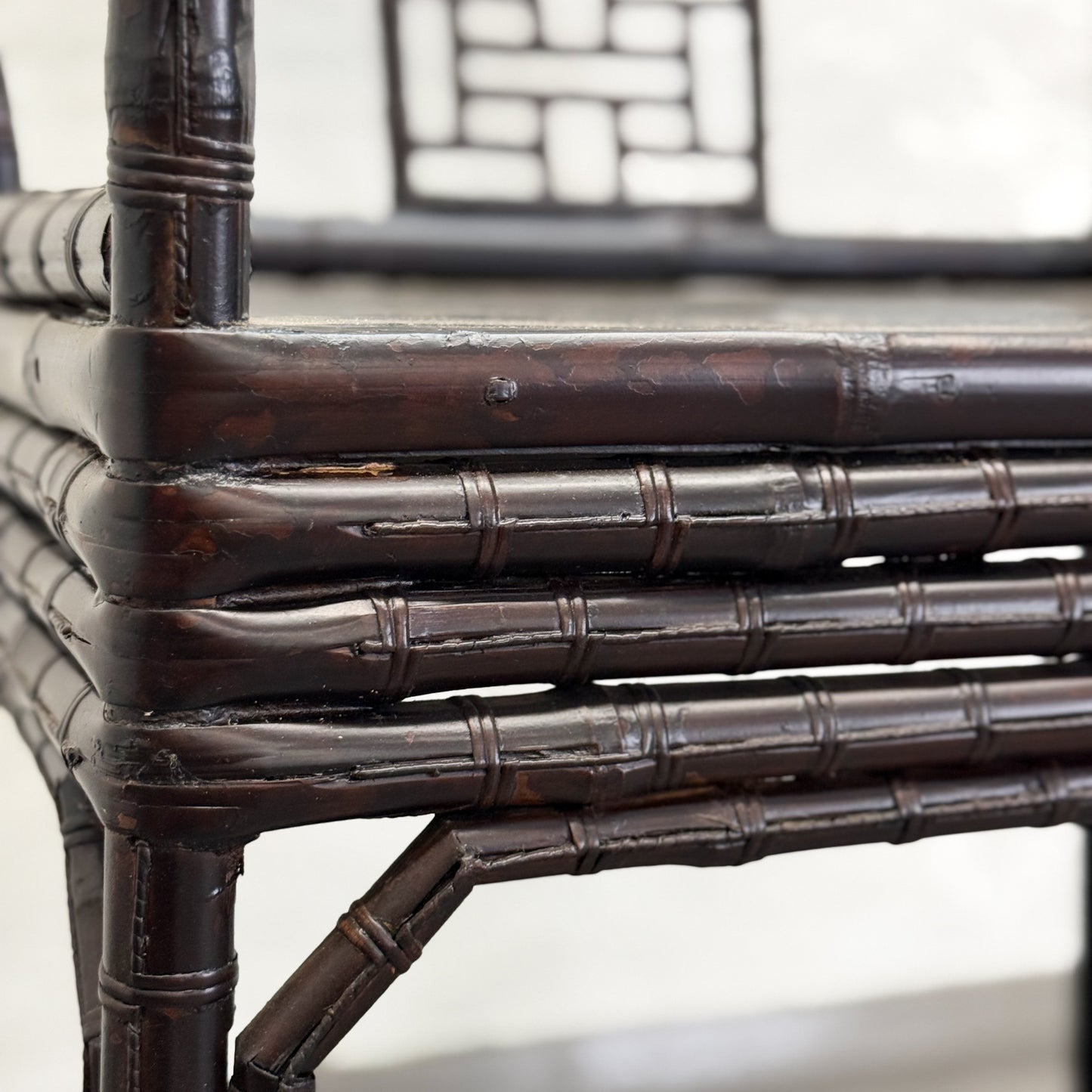 Vintage Shanxi Bamboo Chair