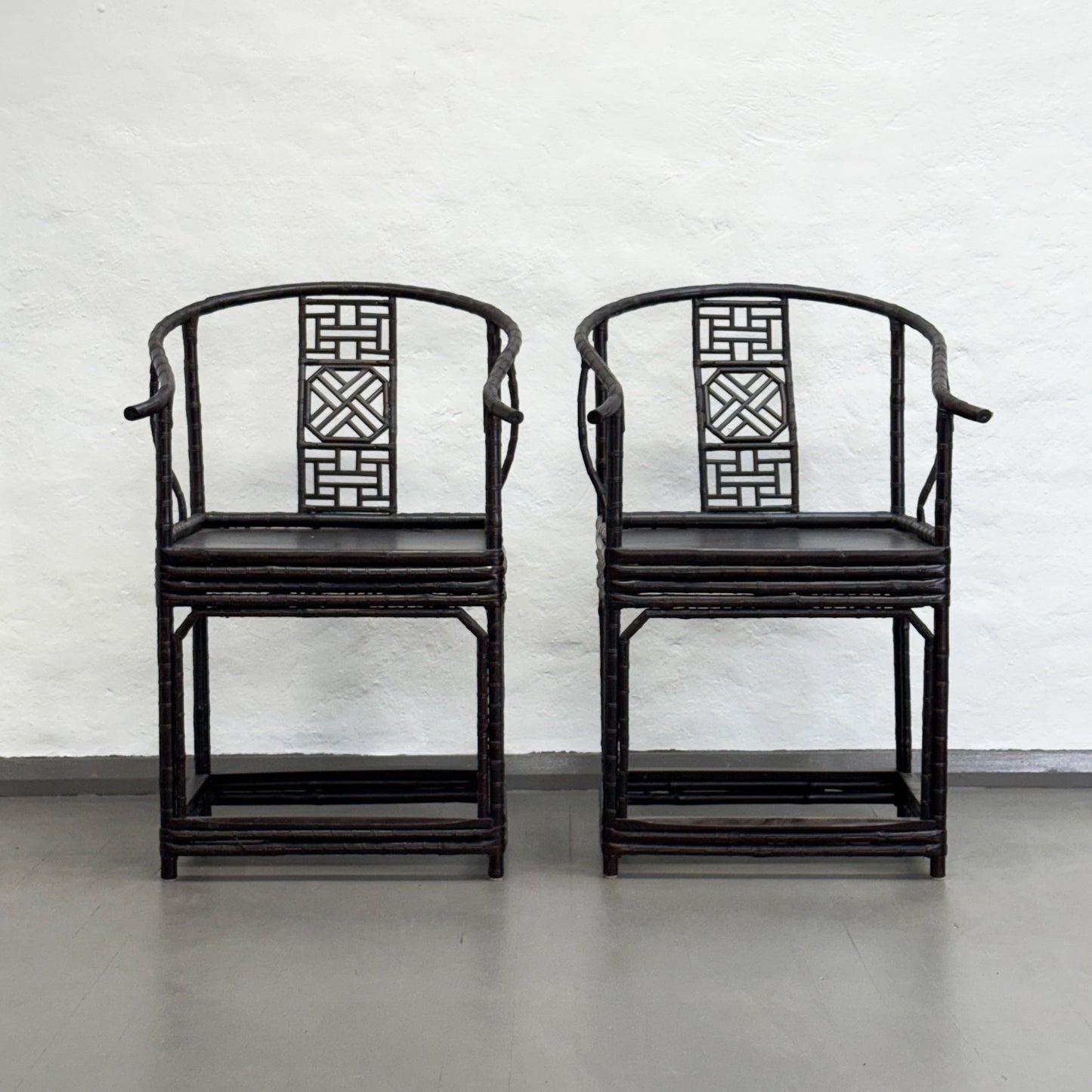 Vintage Shanxi Bamboo Chair