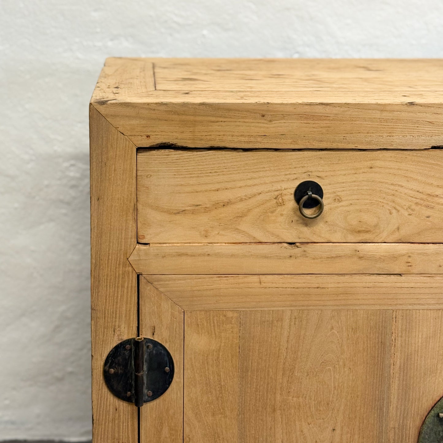 Two Drawer Vintage Tianjin Elm Cabinet