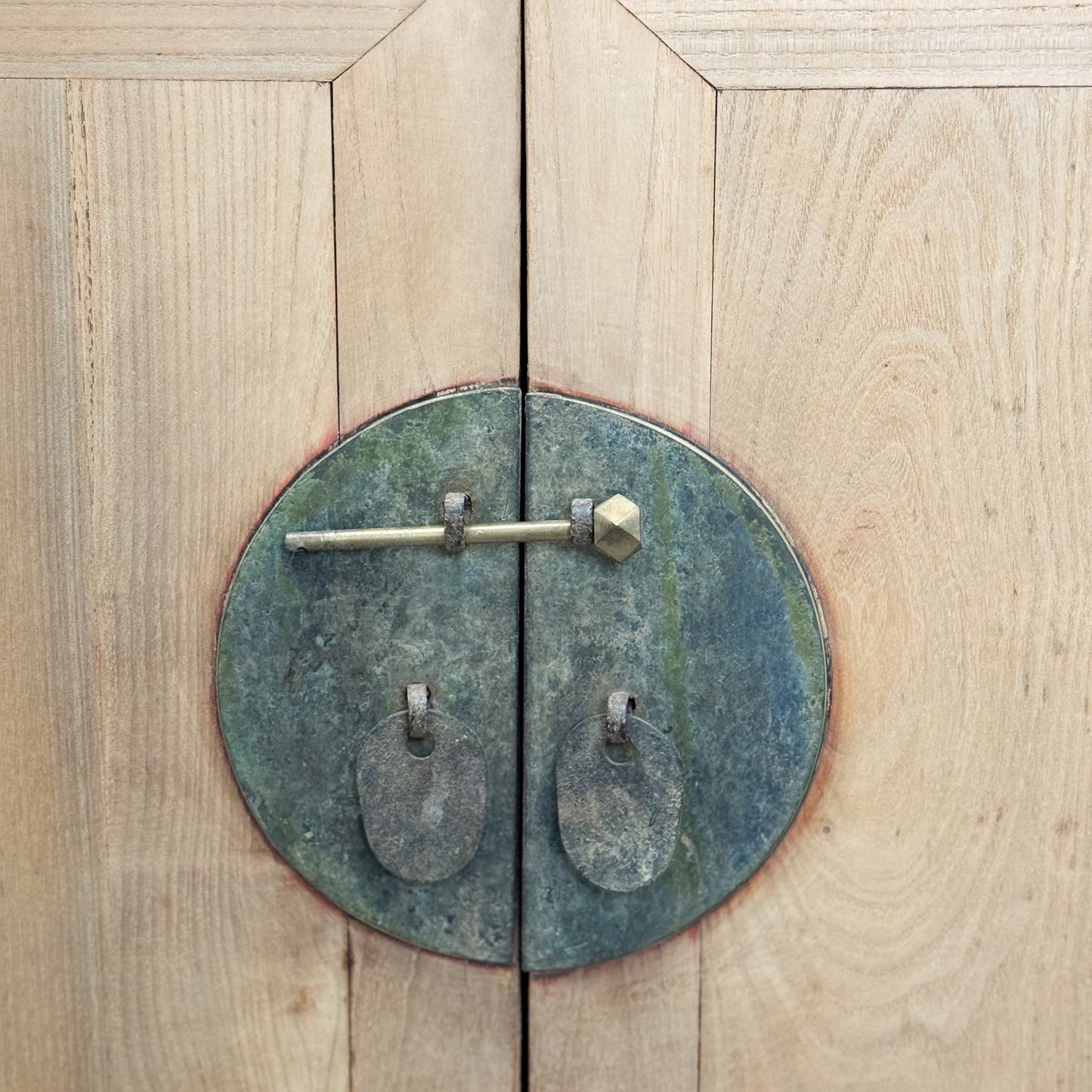 Two Drawer Vintage Tianjin Elm Cabinet