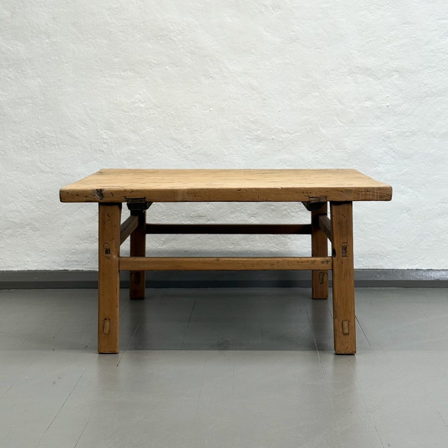 Square Raw Elm Coffee Table