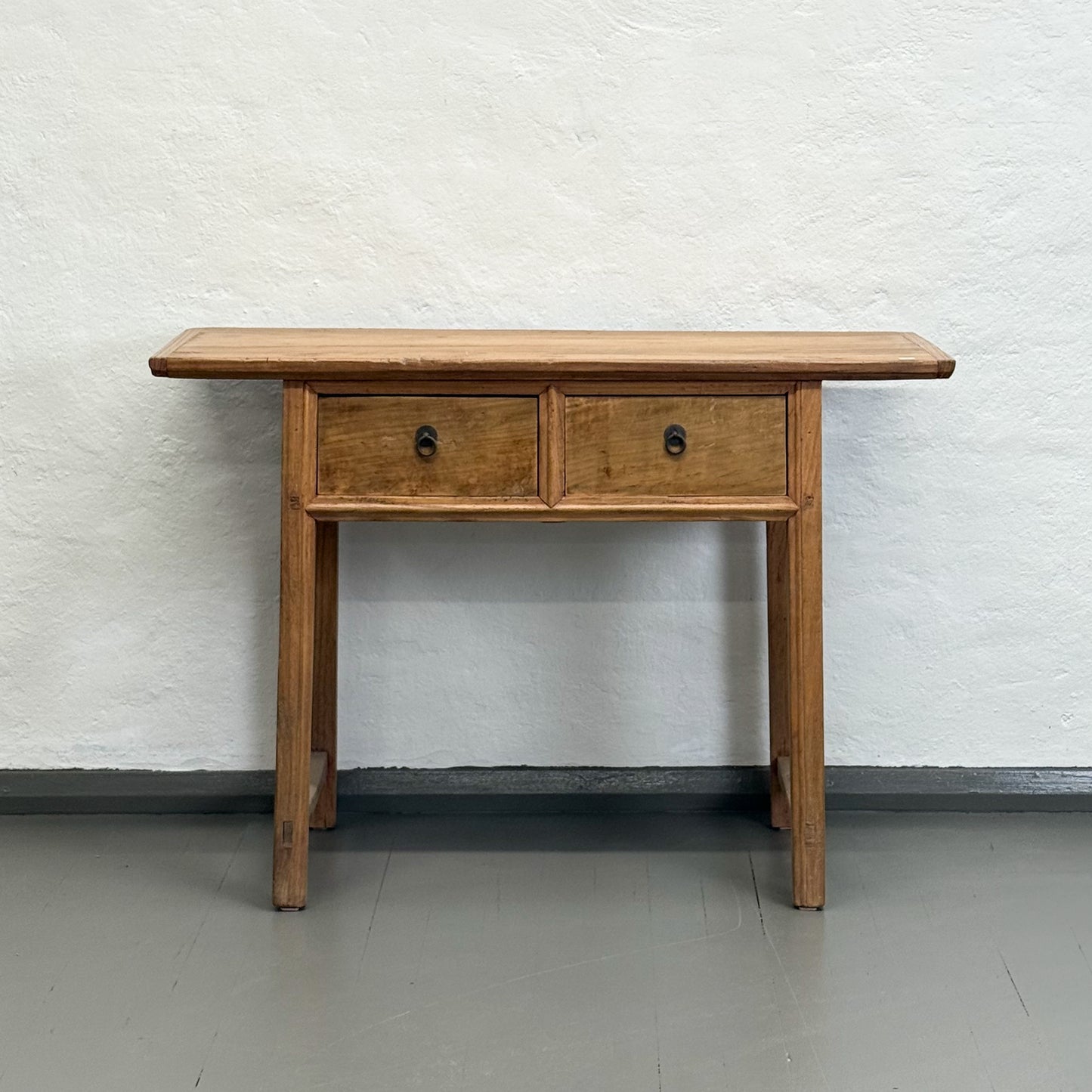 2 Drawer Elm Table