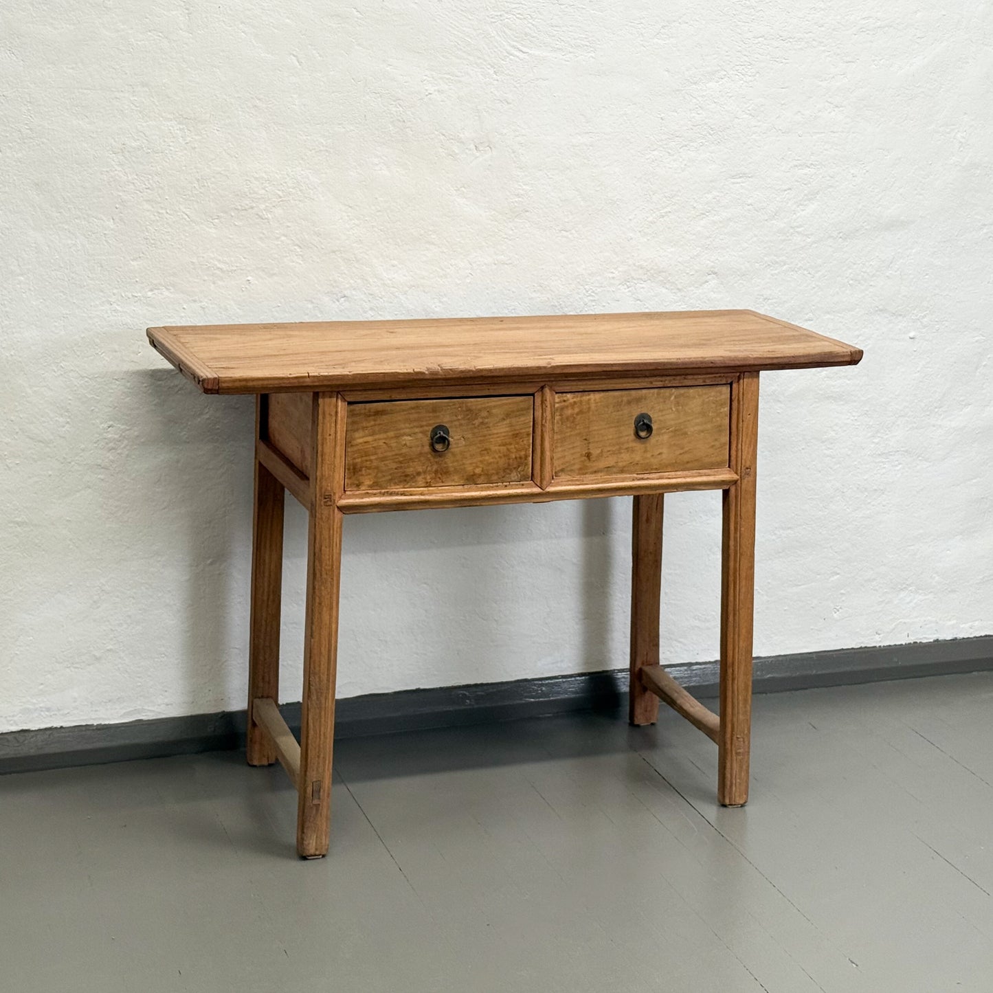 2 Drawer Elm Table