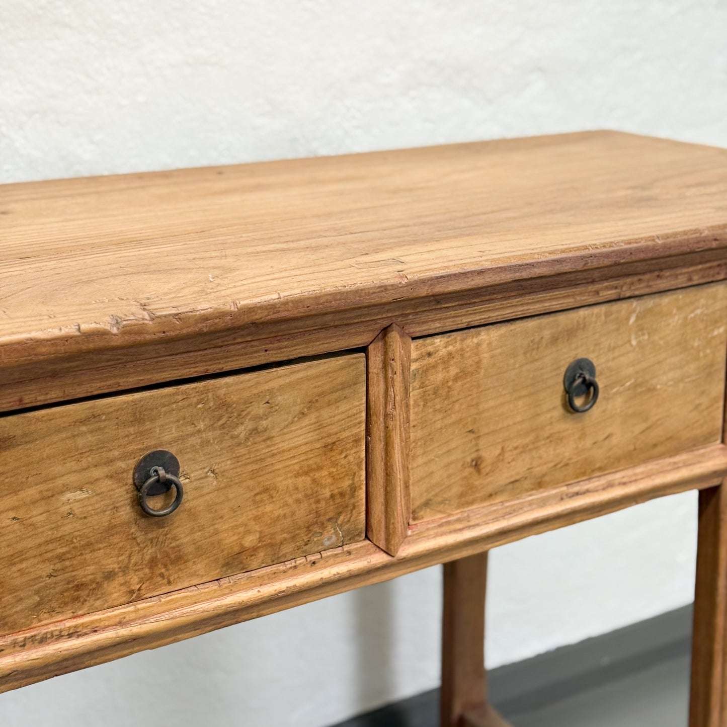 2 Drawer Elm Table