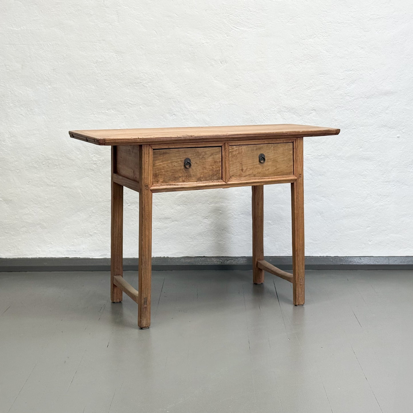 2 Drawer Elm Table