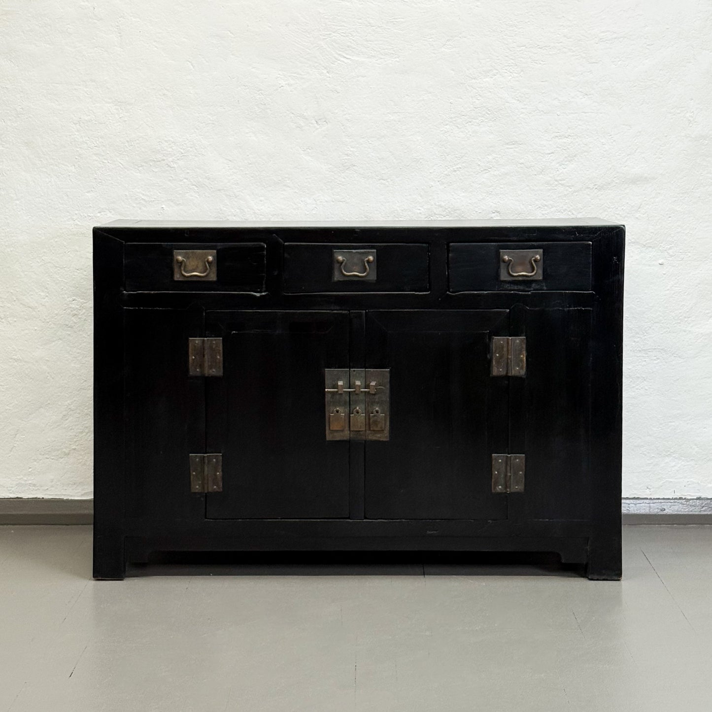 Lacquered Three Drawer Cabinet