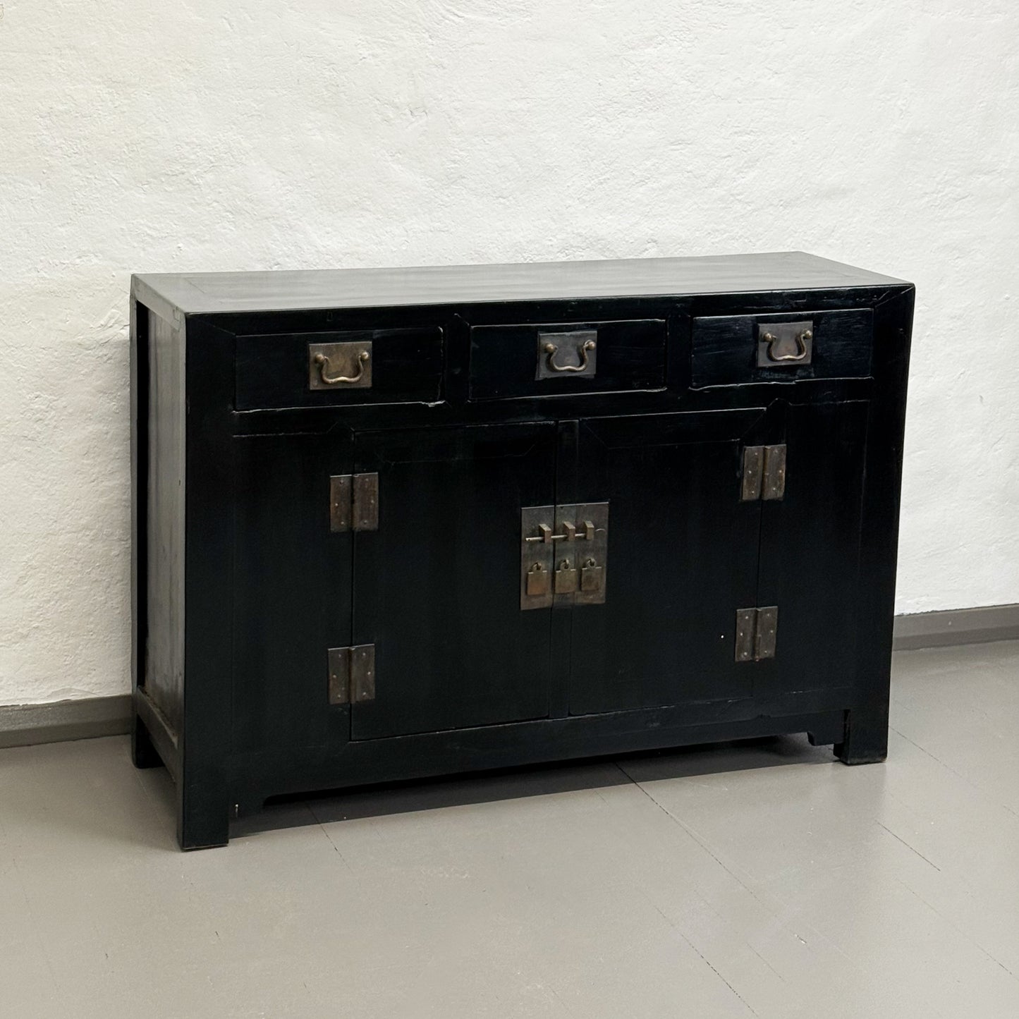 Lacquered Three Drawer Cabinet