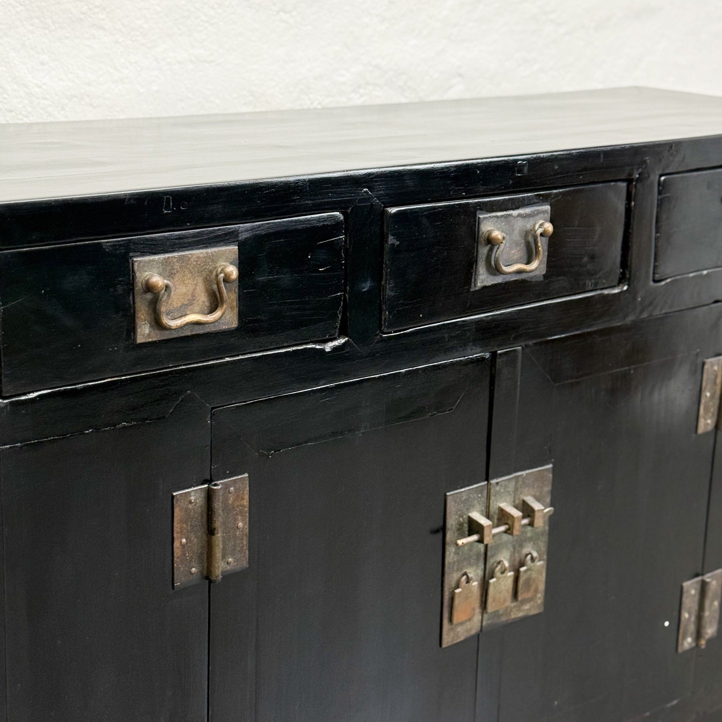 Lacquered Three Drawer Cabinet
