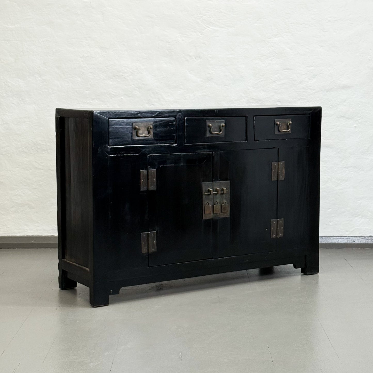 Lacquered Three Drawer Cabinet
