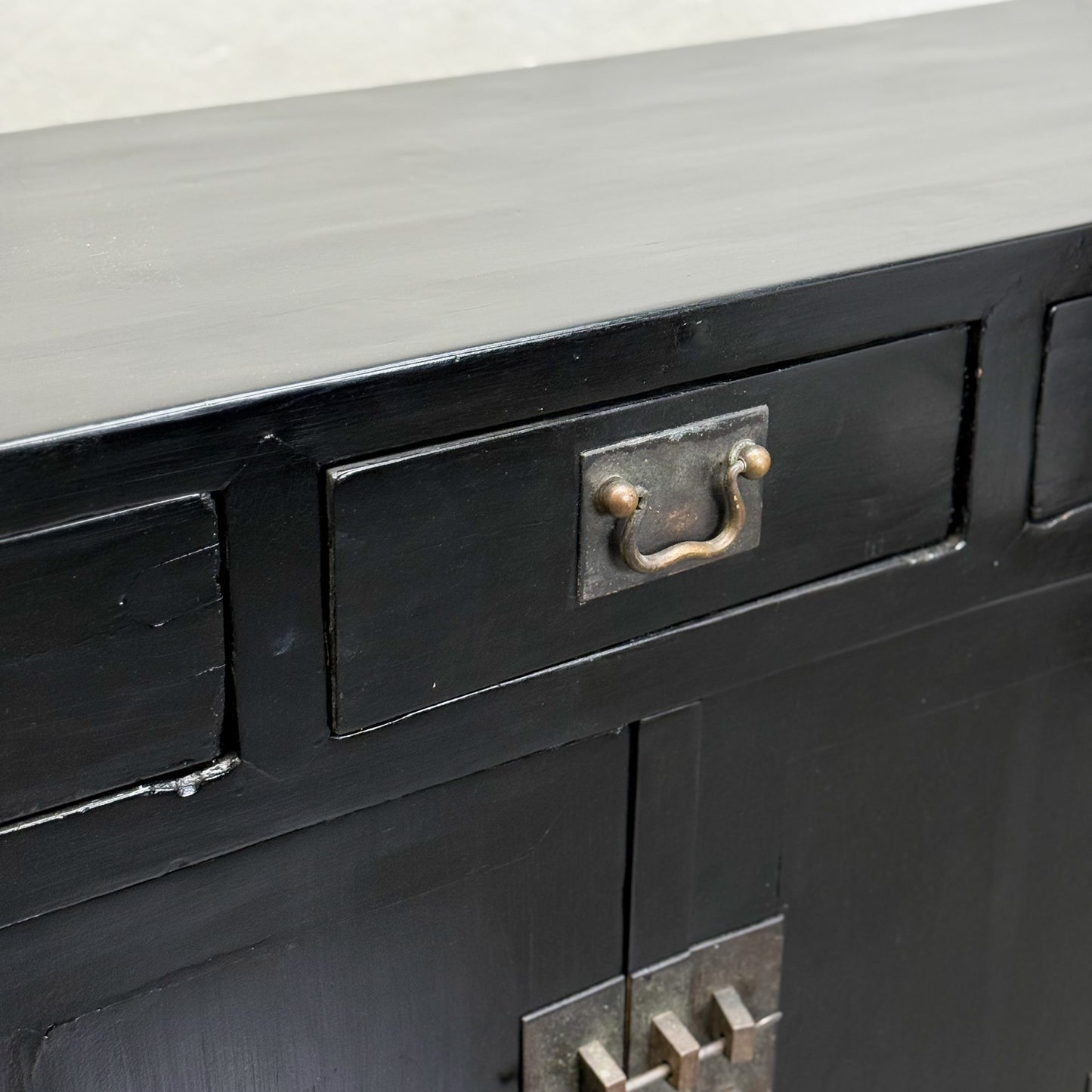 Lacquered Three Drawer Cabinet