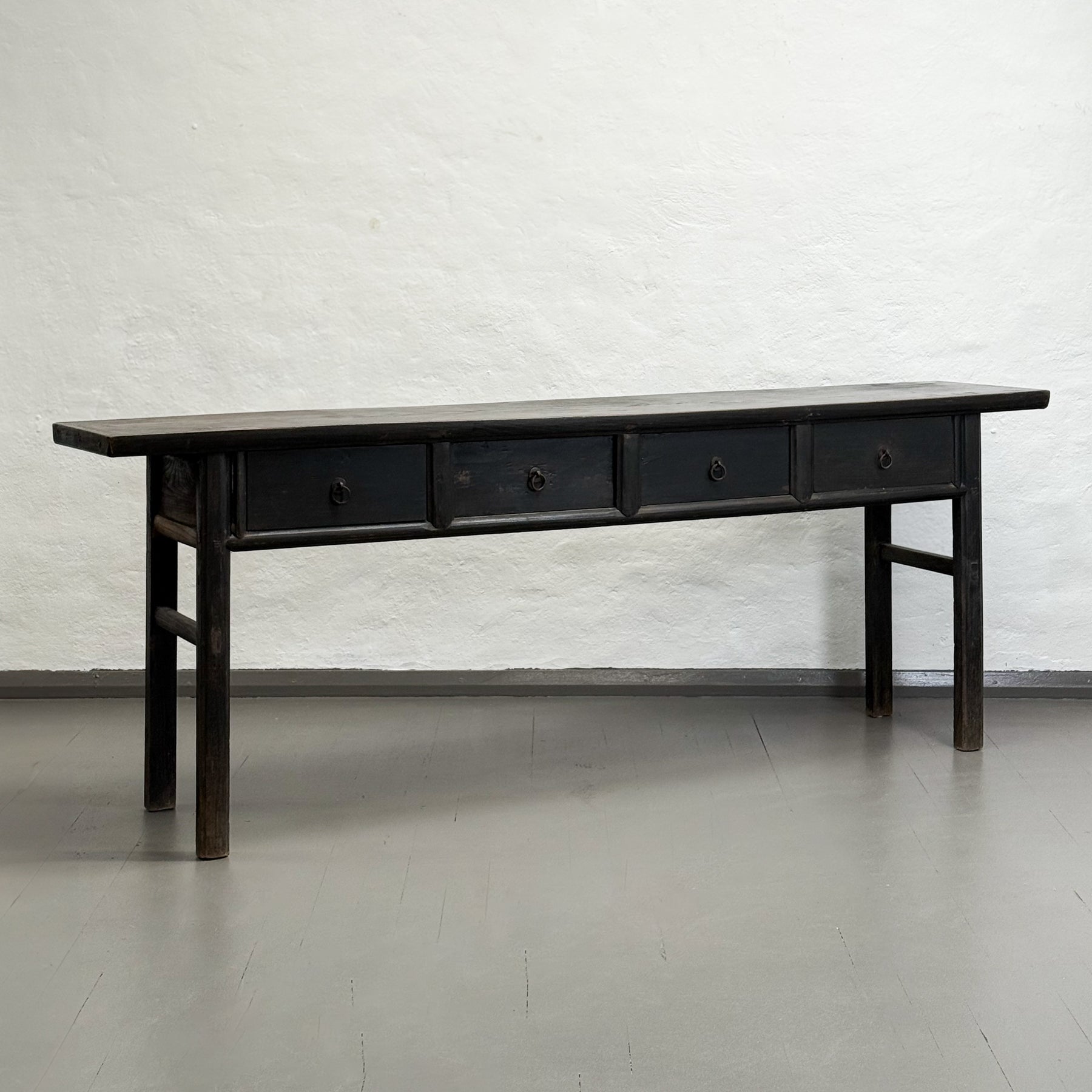 4 Drawer Elm Console Table