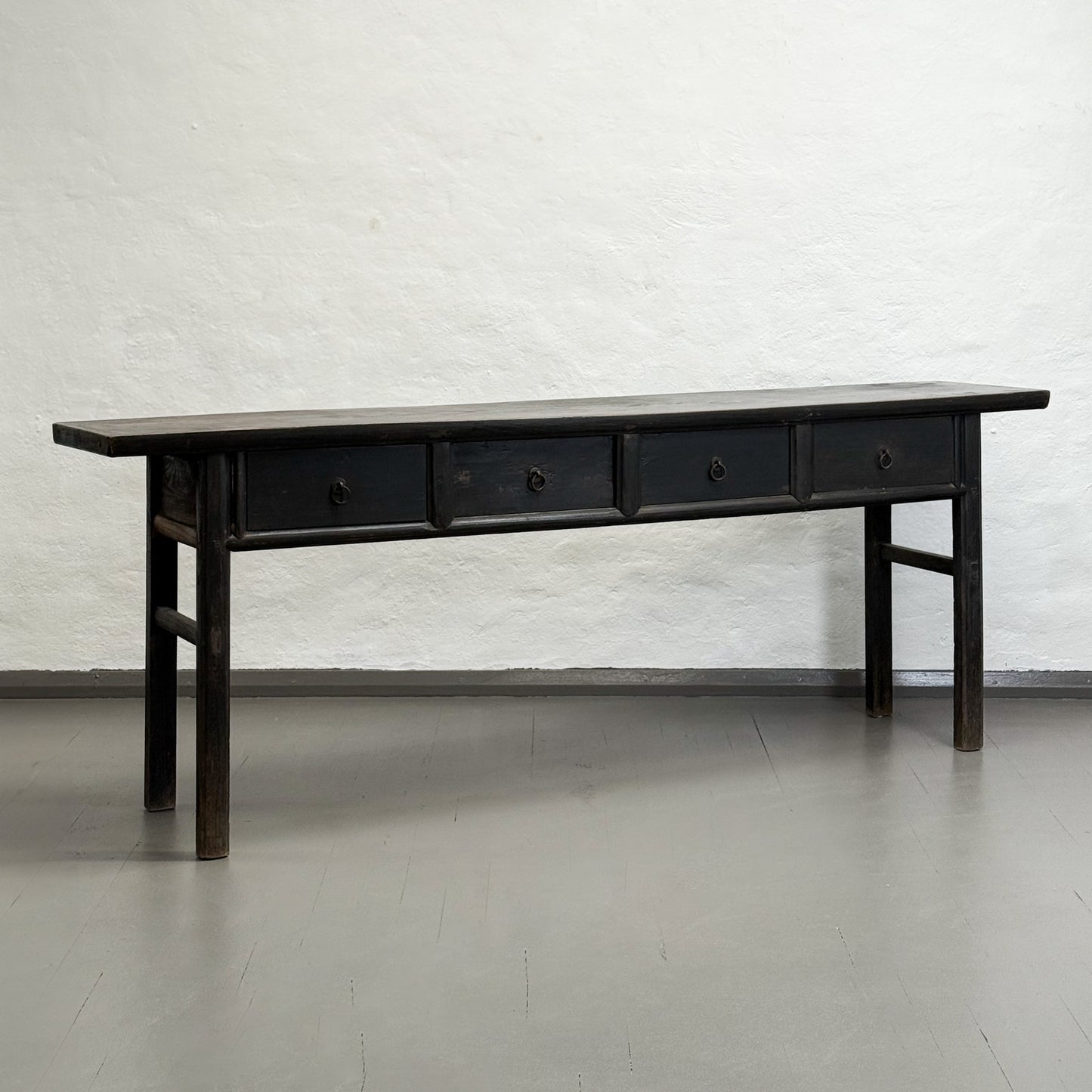 4 Drawer Elm Console Table