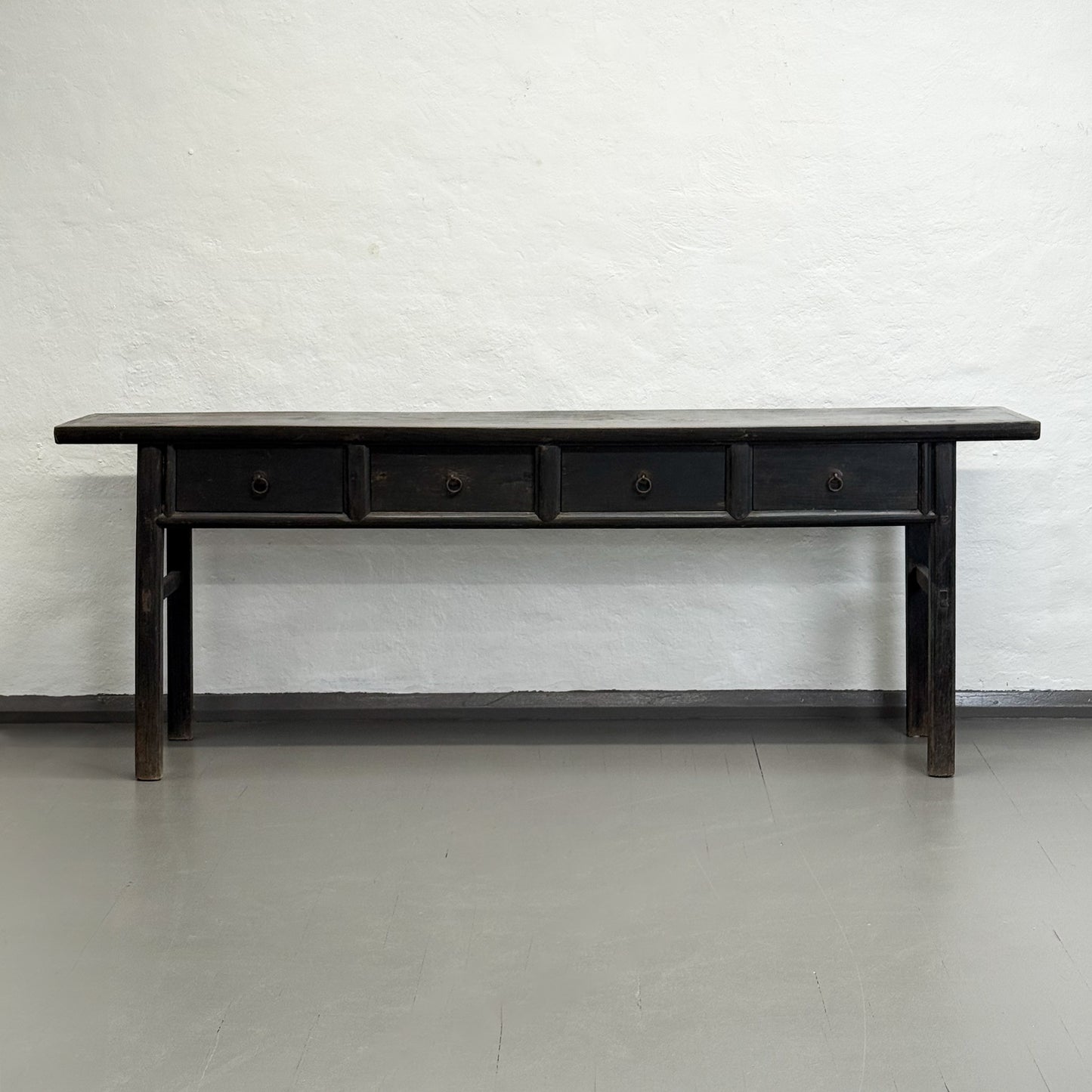 Simple 4 Drawer Console Table